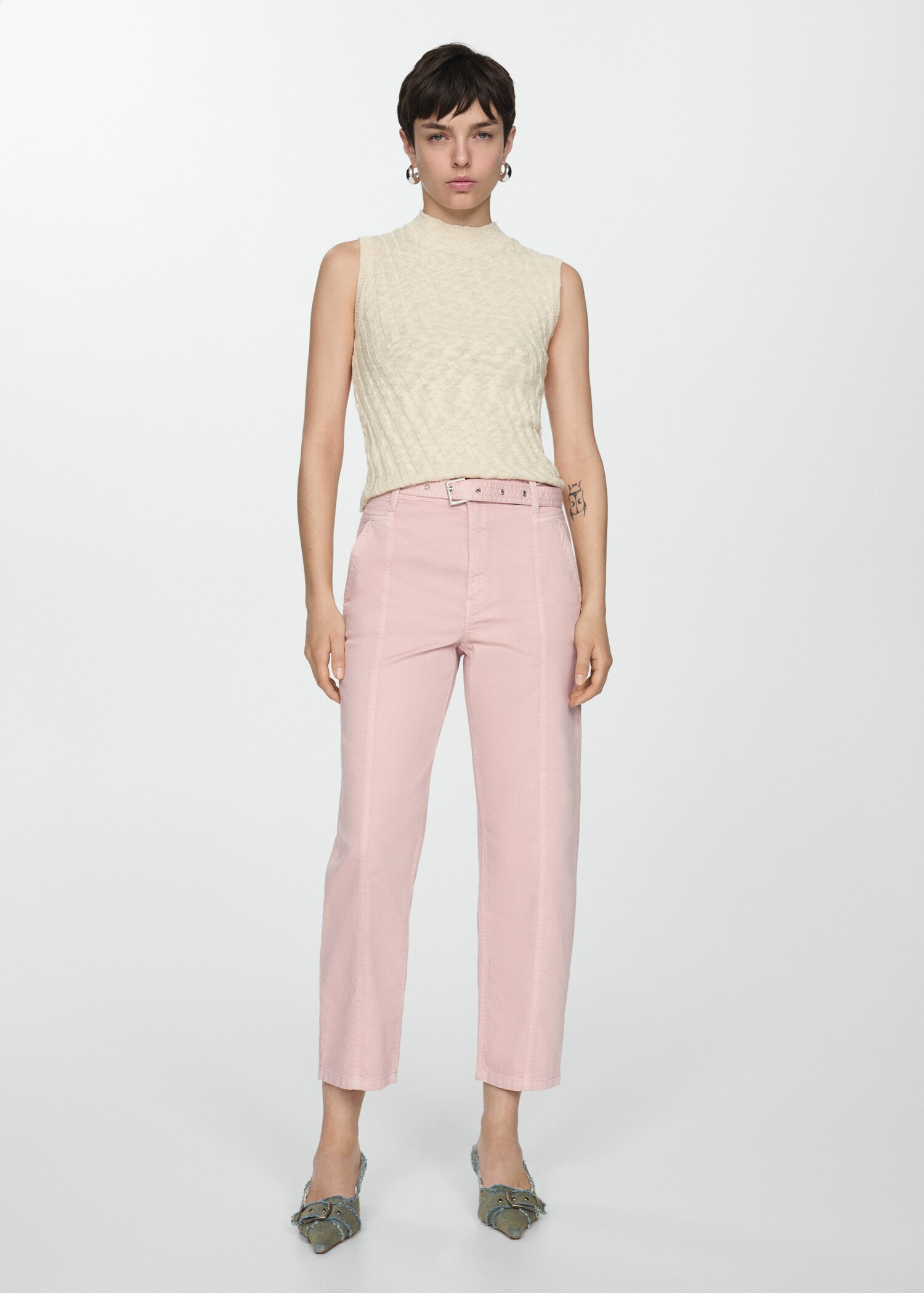 Jean slouchy ceinture - Plan général