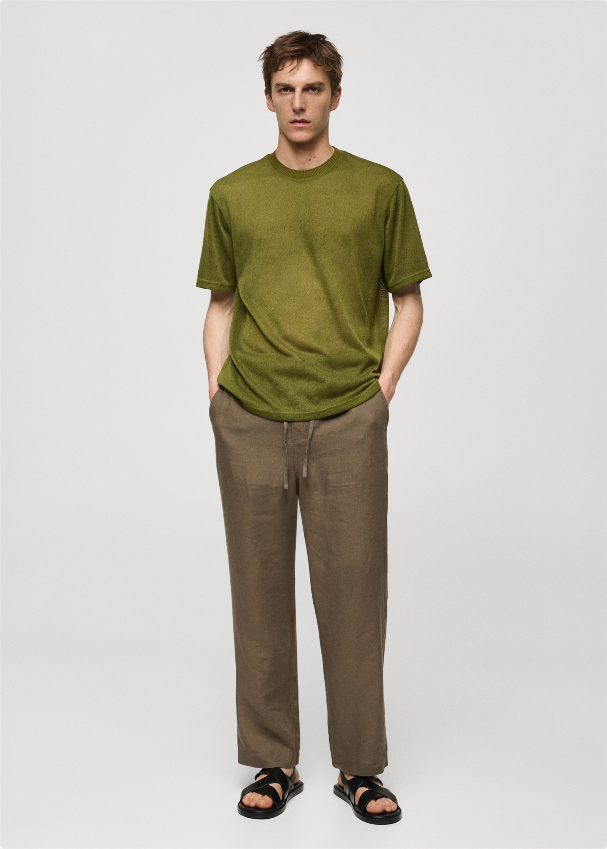 T-shirt with regular-fit structure - General plane