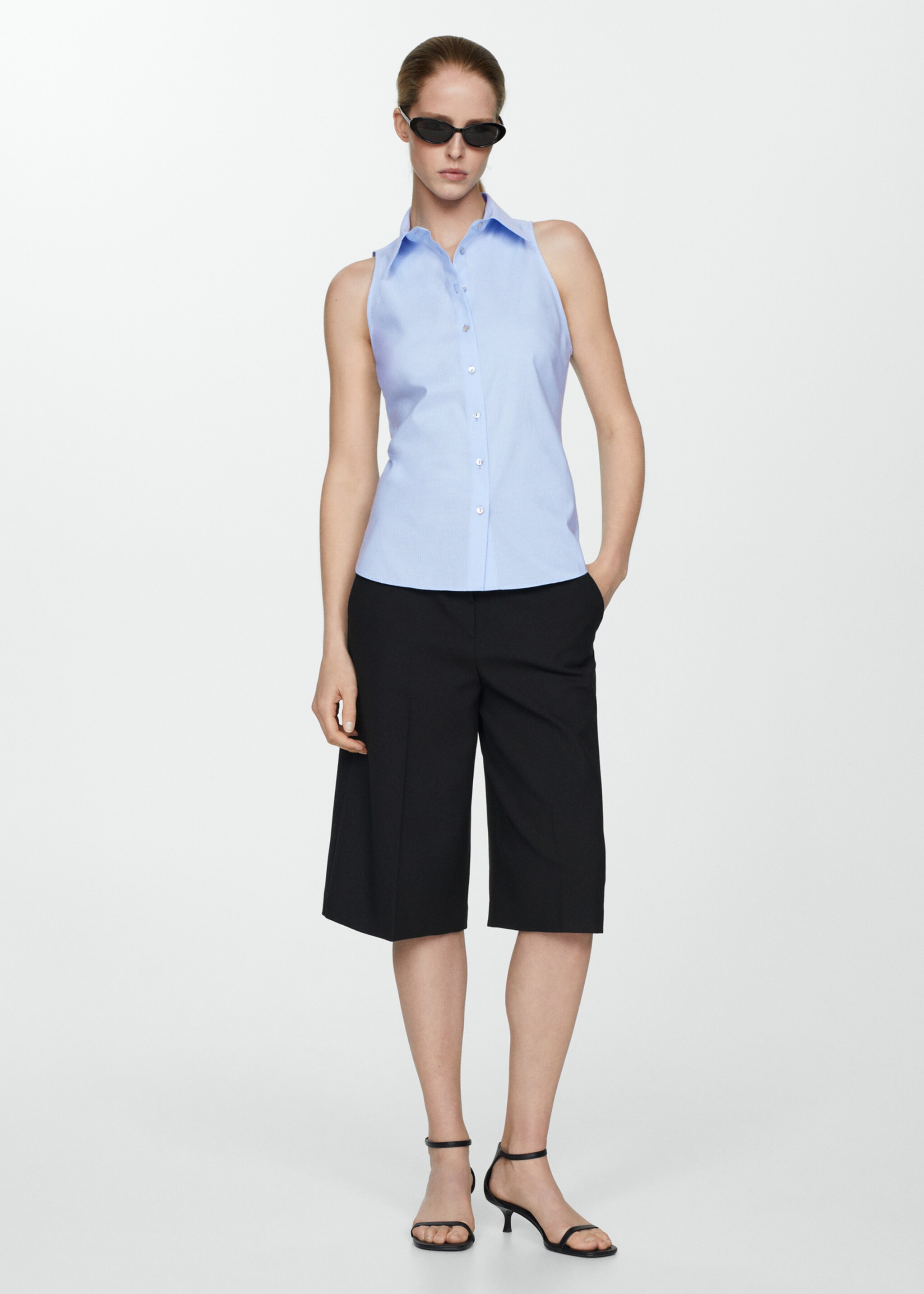 Chemise sans manches rayures - Plan général