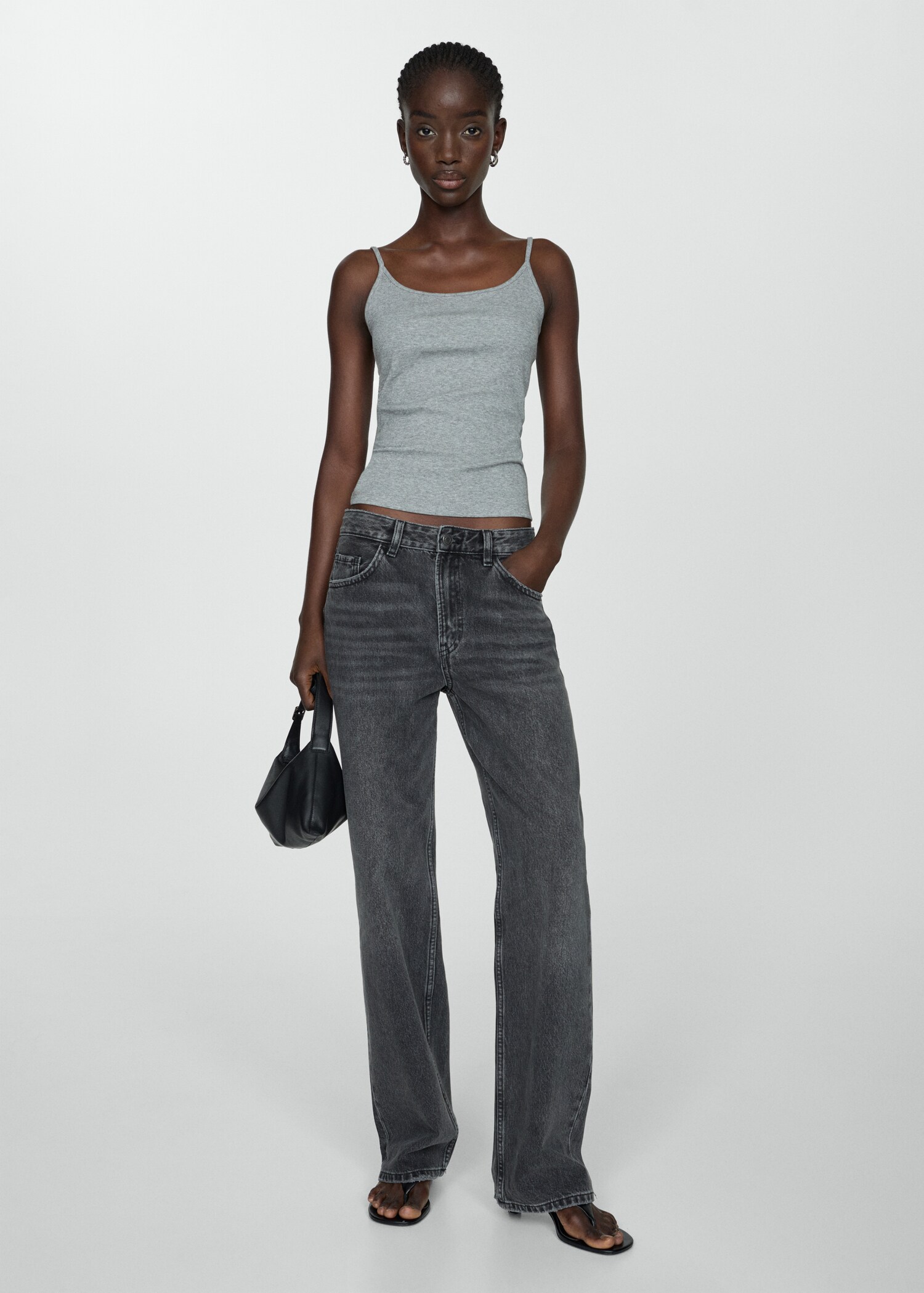 Knit strap top - General plane