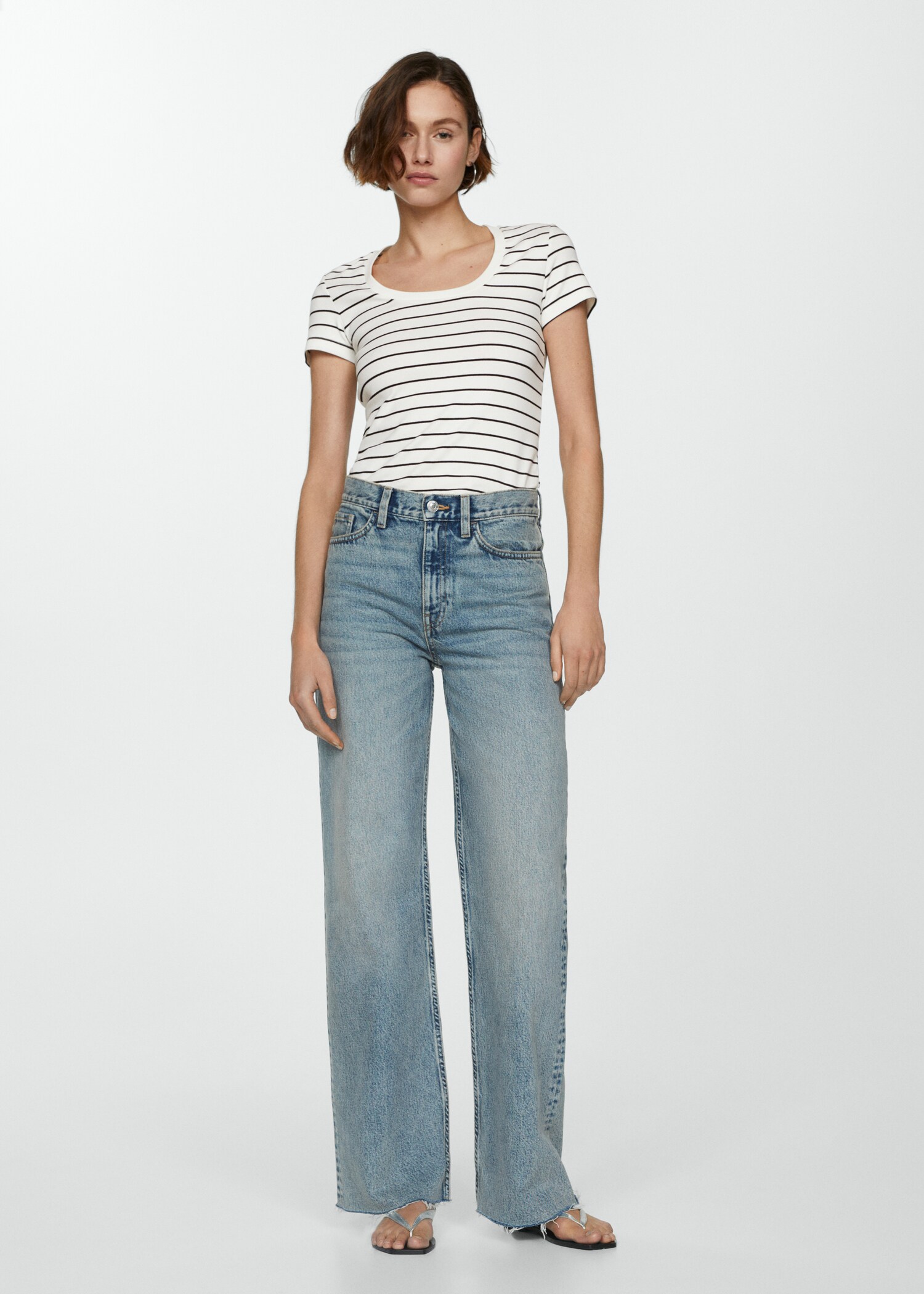 Printed striped T-shirt - General plane
