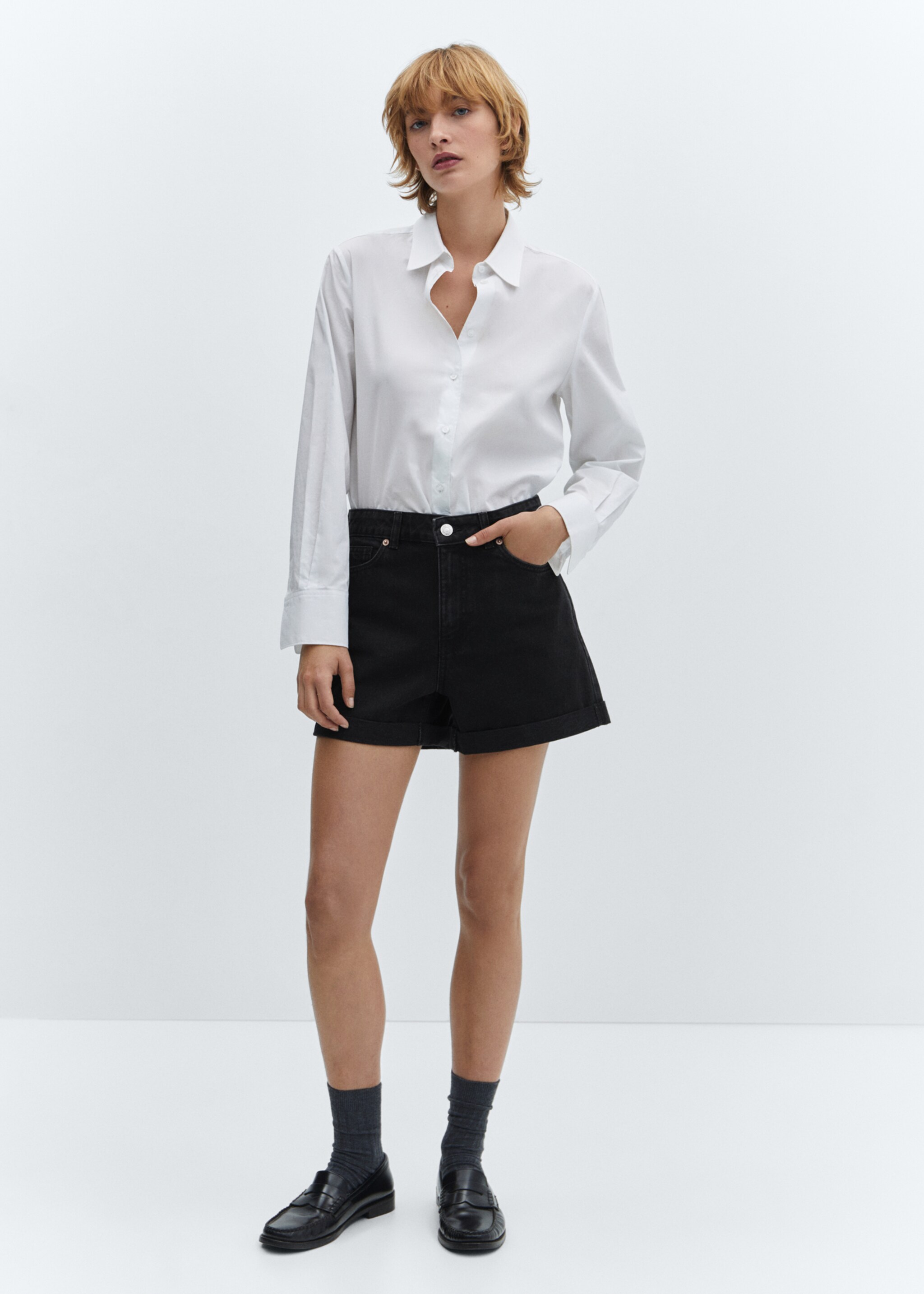 Shorts texans mom-fit - Pla general