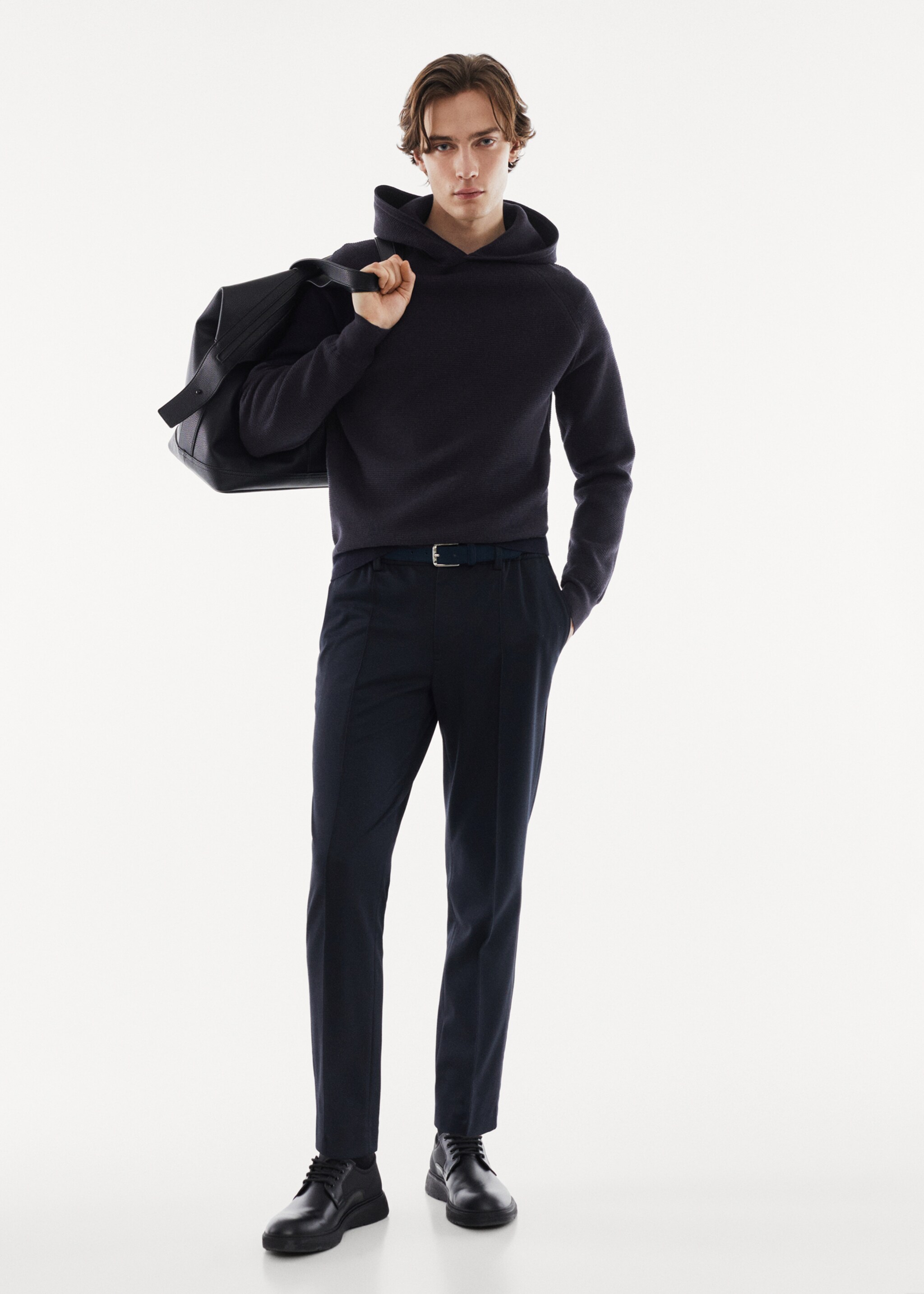 Stretch knitted sweatshirt - General plane