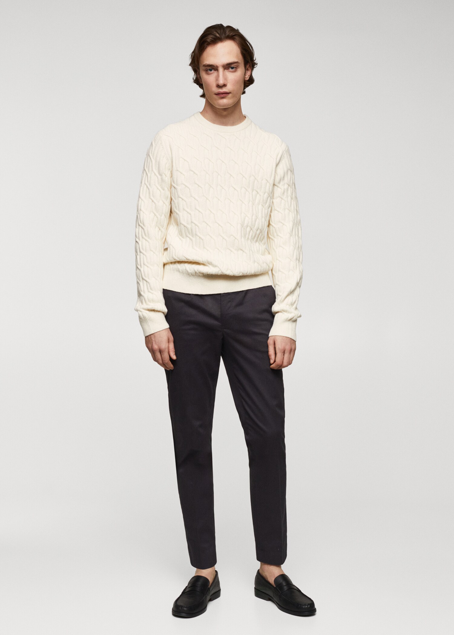 Pullover maglia intrecciato - Piano generale