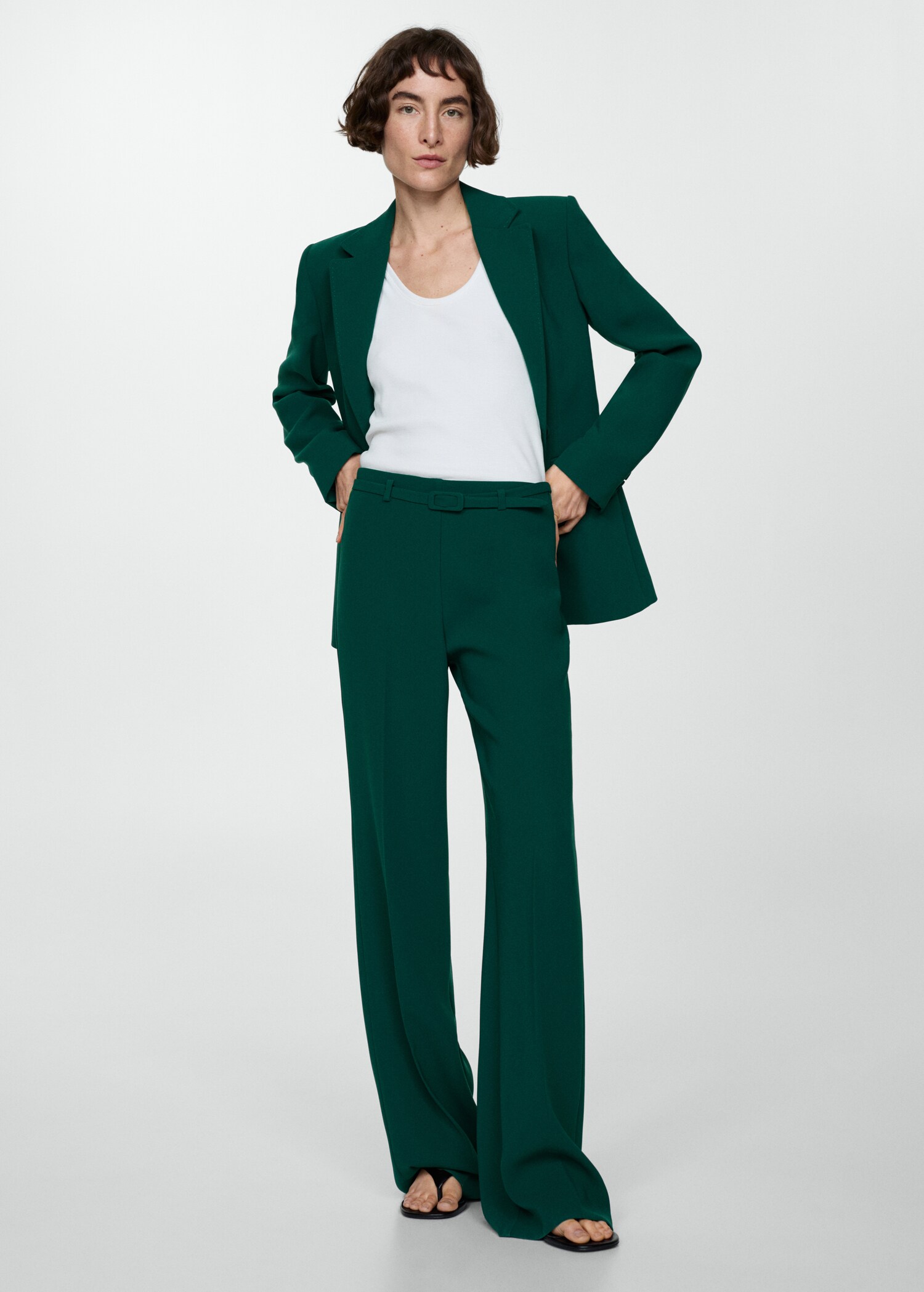 Wideleg pantalon - Overzichtstekening