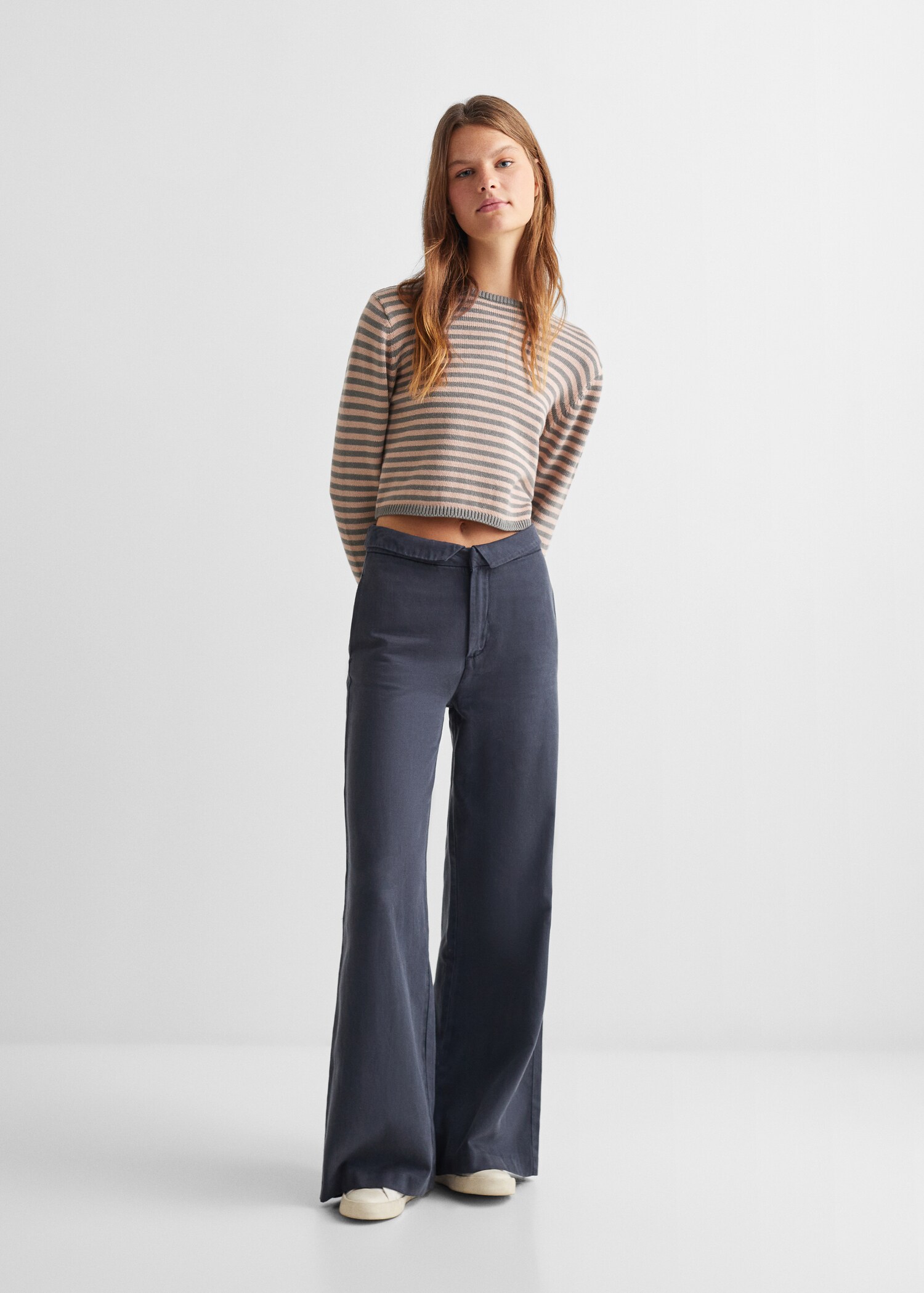 Knit striped sweater - General plane