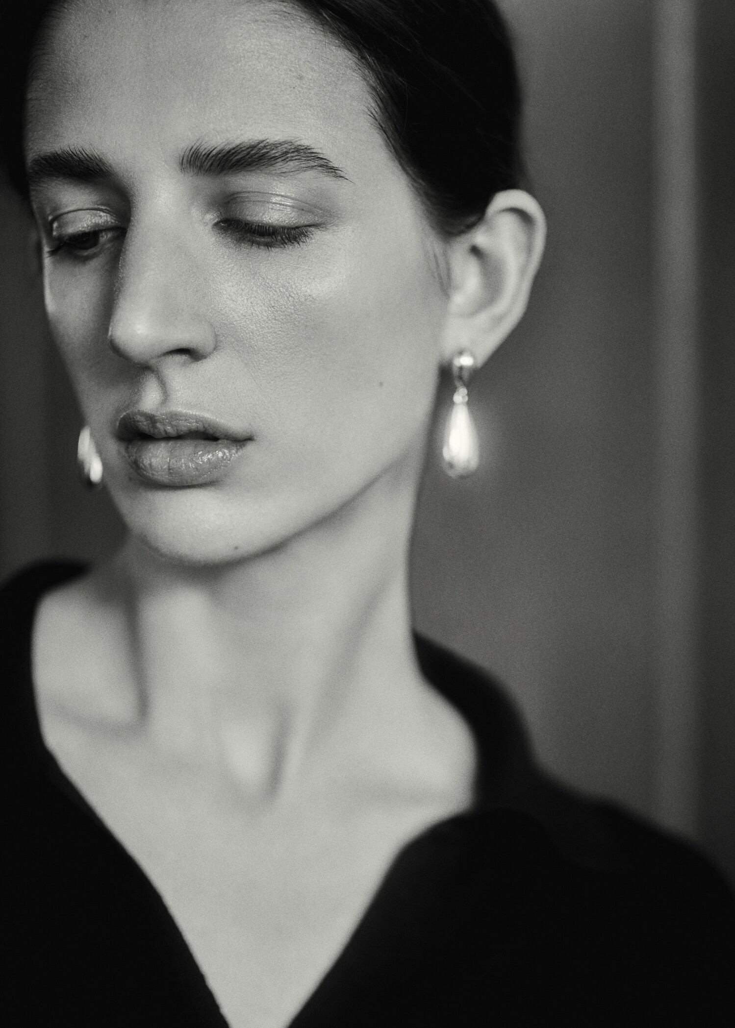 Metal pendants earrings - General plane