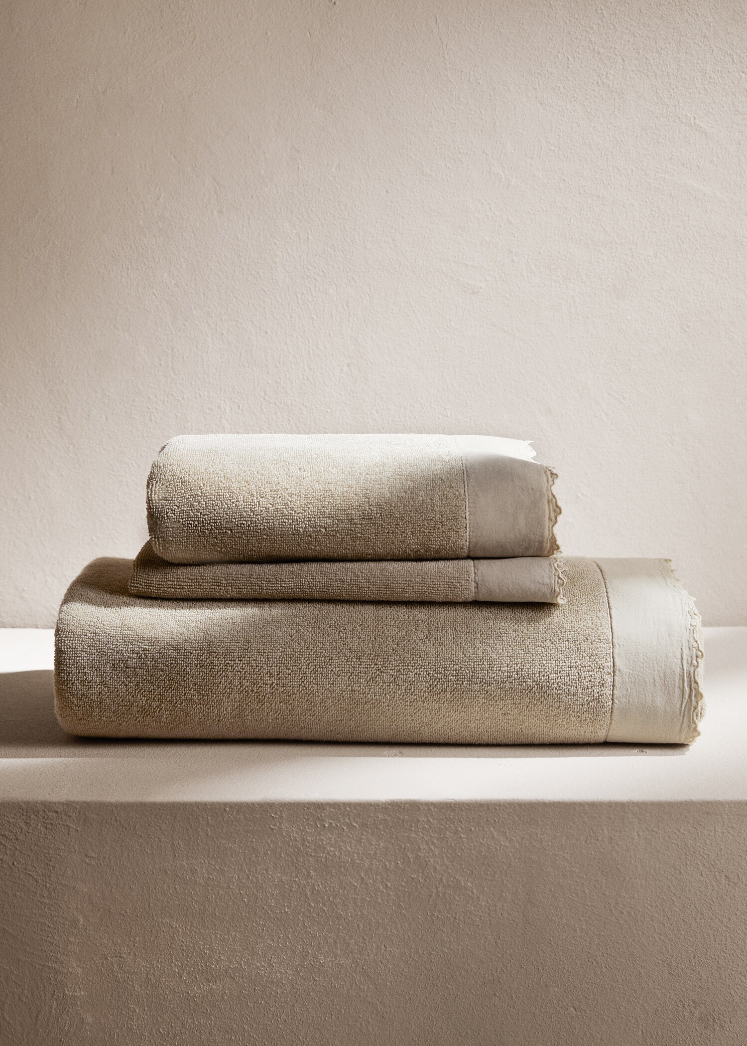 Cotton bath towel 50x90cm - General plane