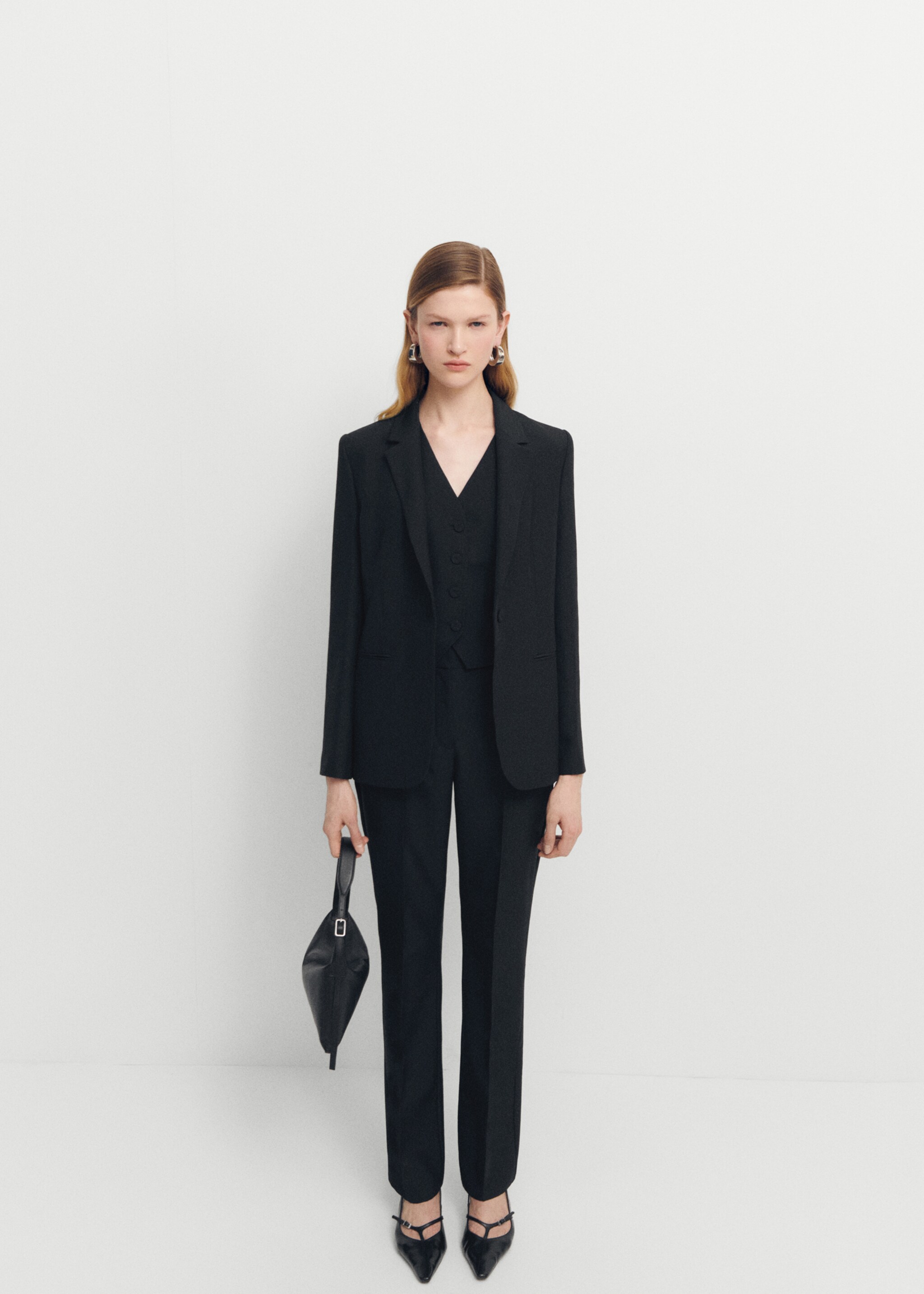 Wool suit trousers - General plane