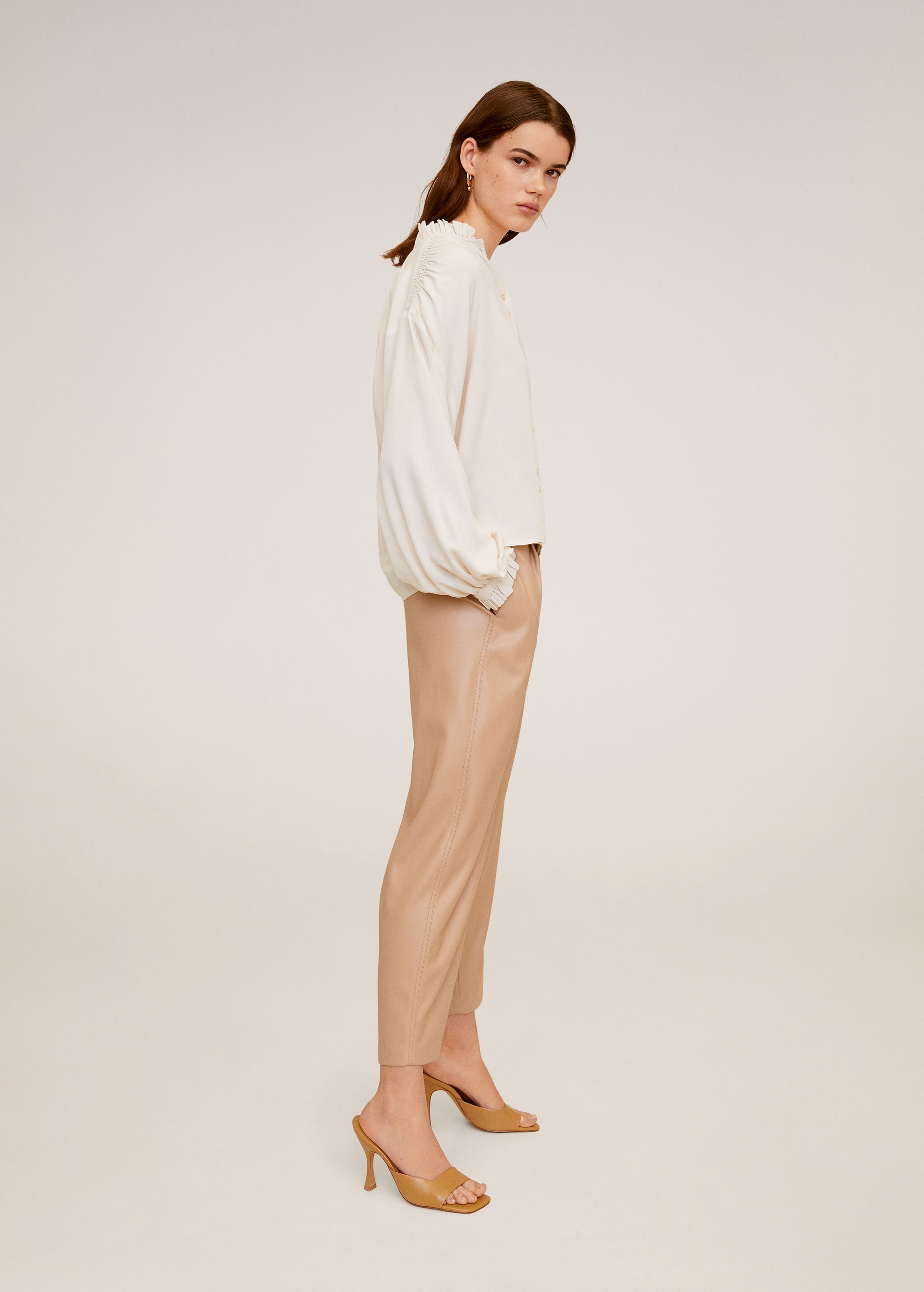 Gathered details blouse - General plane