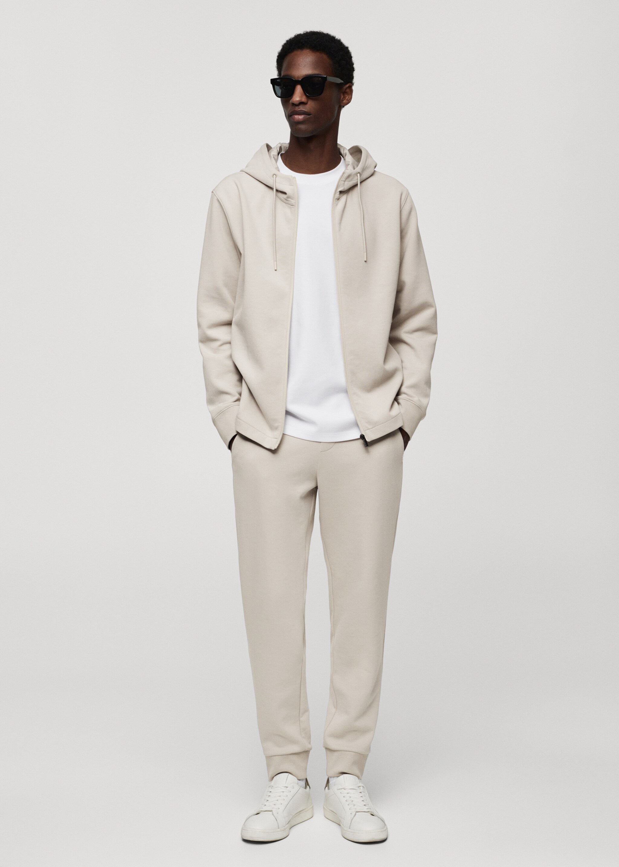 Technical fabric hoodie - General plane