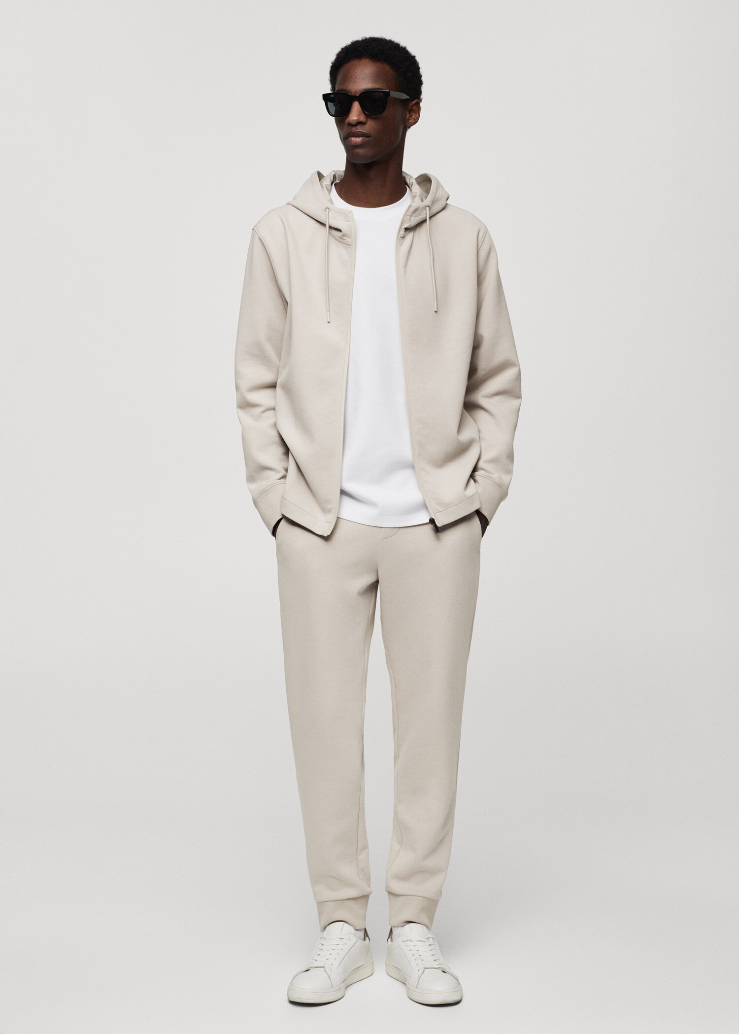 Technical fabric hoodie - General plane