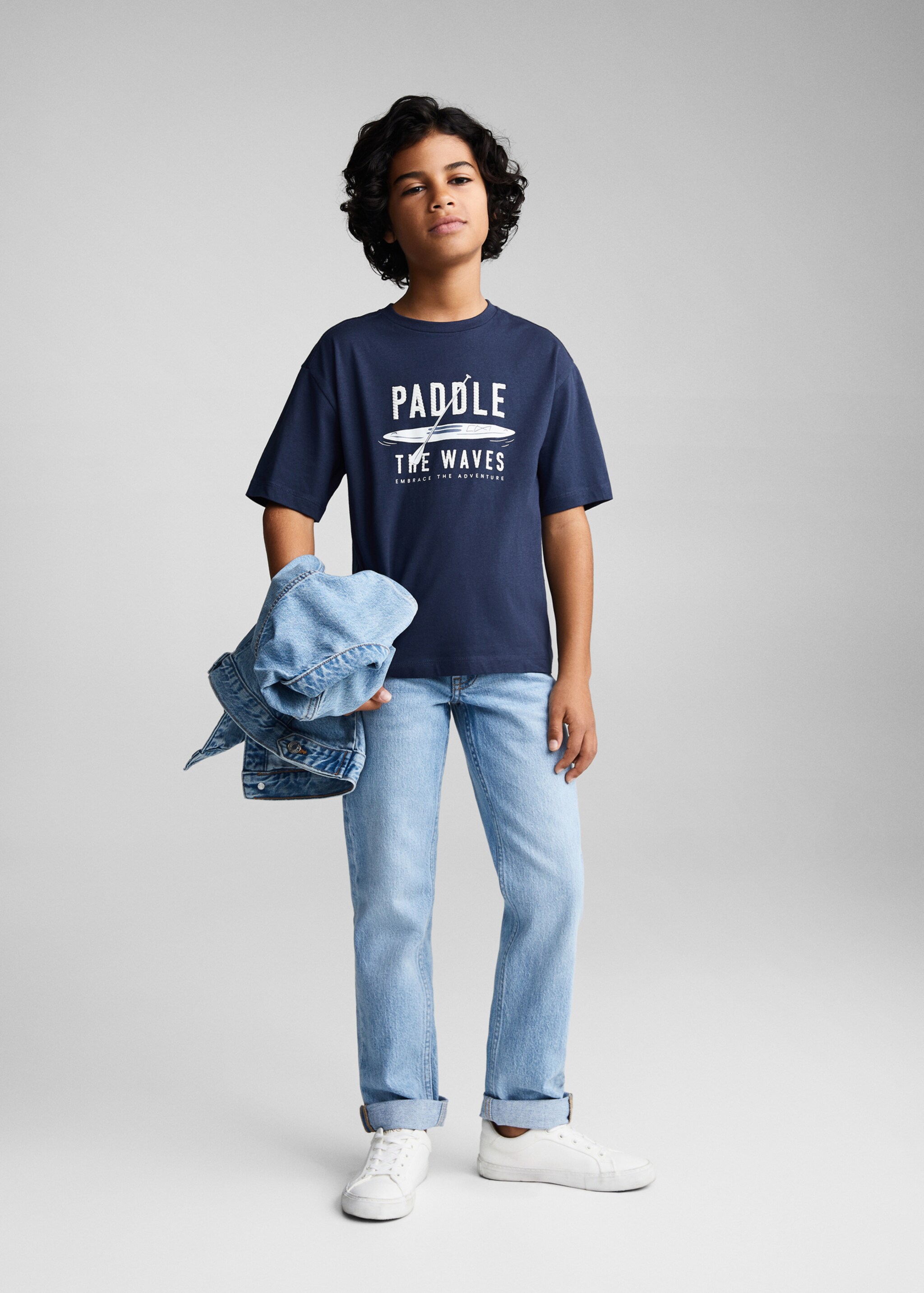 T-shirt message imprimé - Plan général