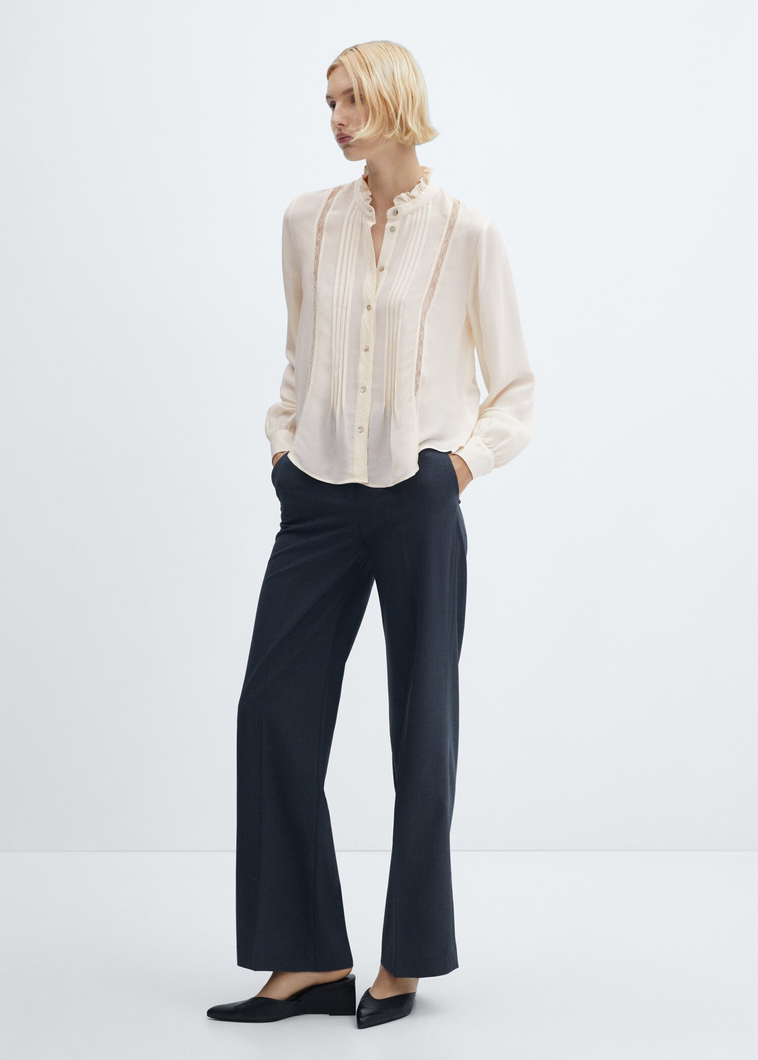 Camicia bordi pizzo - Piano generale