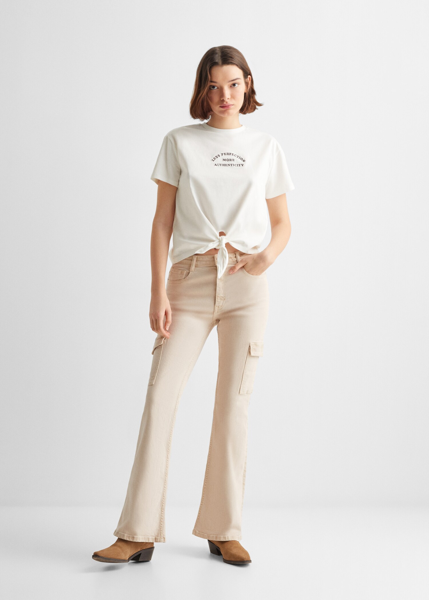 Knot message t-shirt - General plane