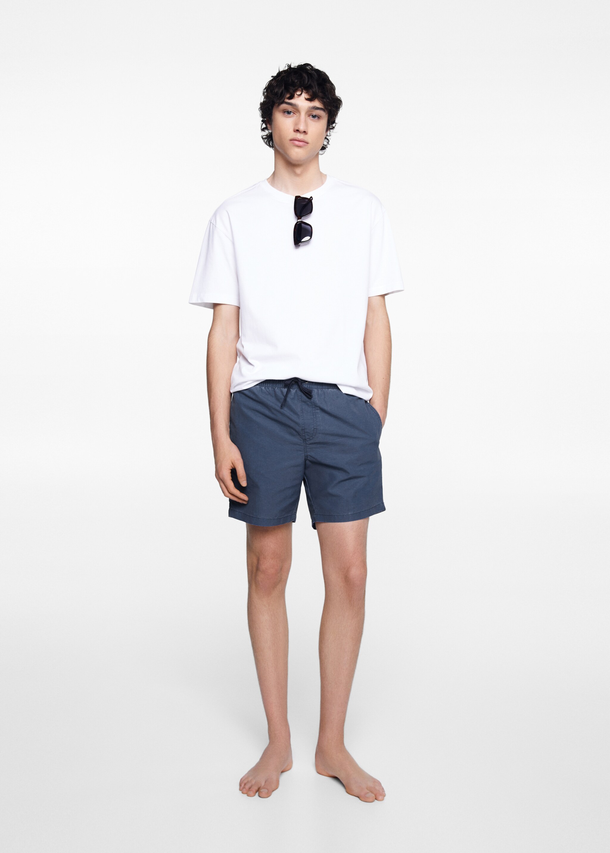 Basic drawstring swimsuit - General plane