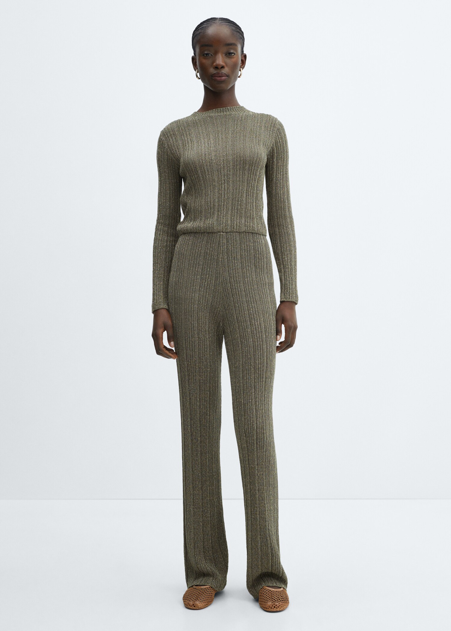 Pullover lurex collo Perkins - Piano generale