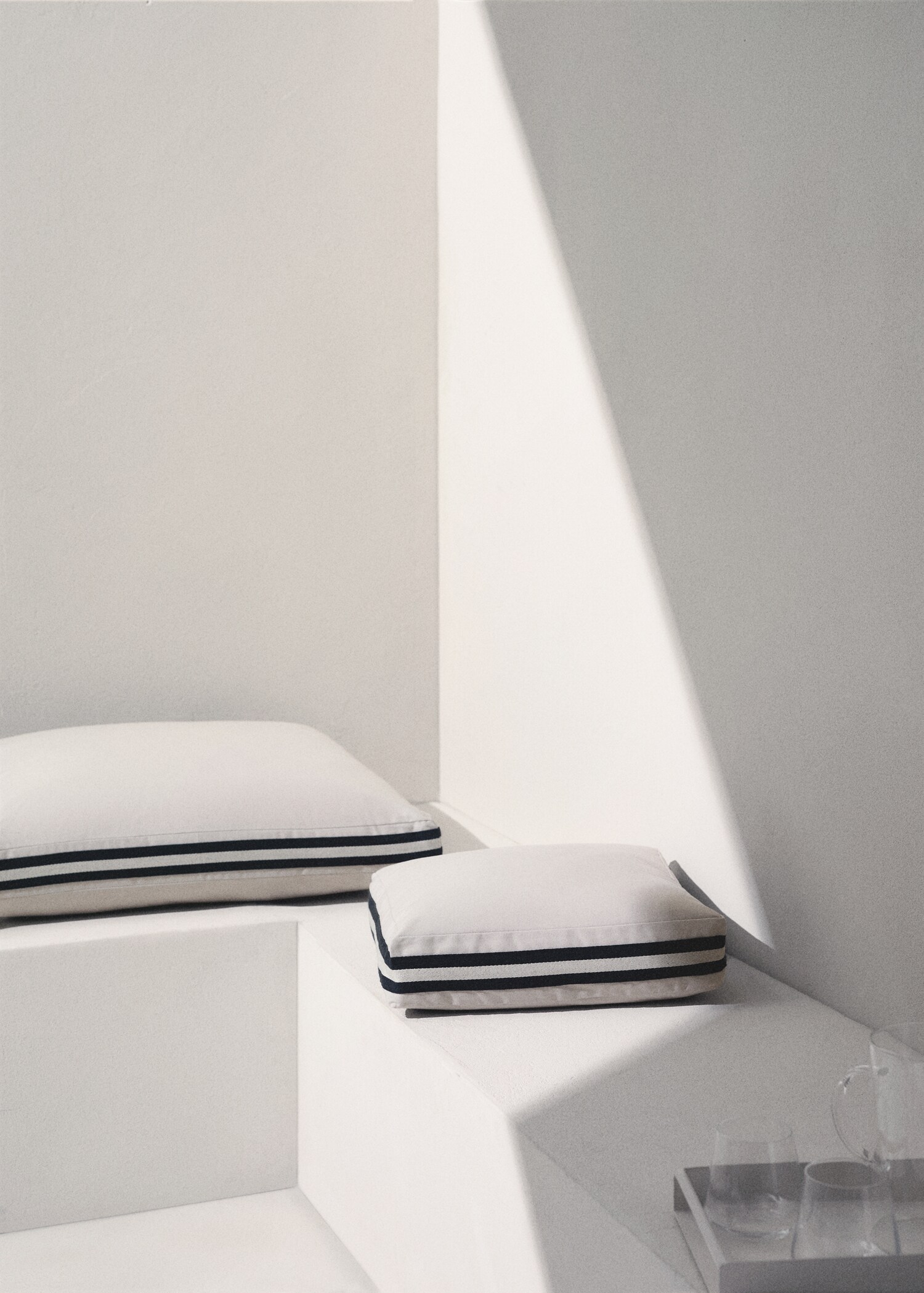 Coussin matelassé 40x40 cm - Plan général