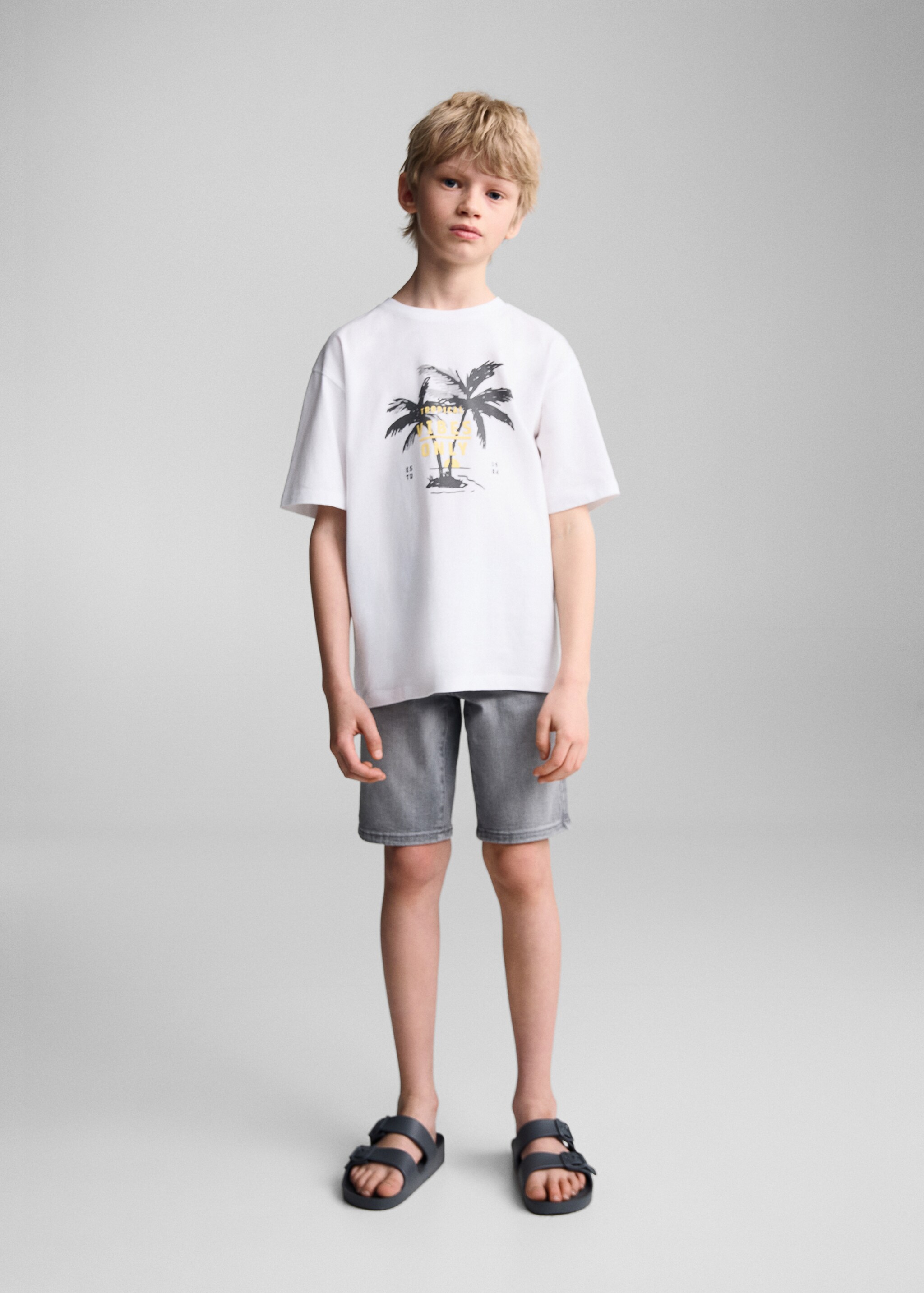 T-shirt coton imprimé - Plan général