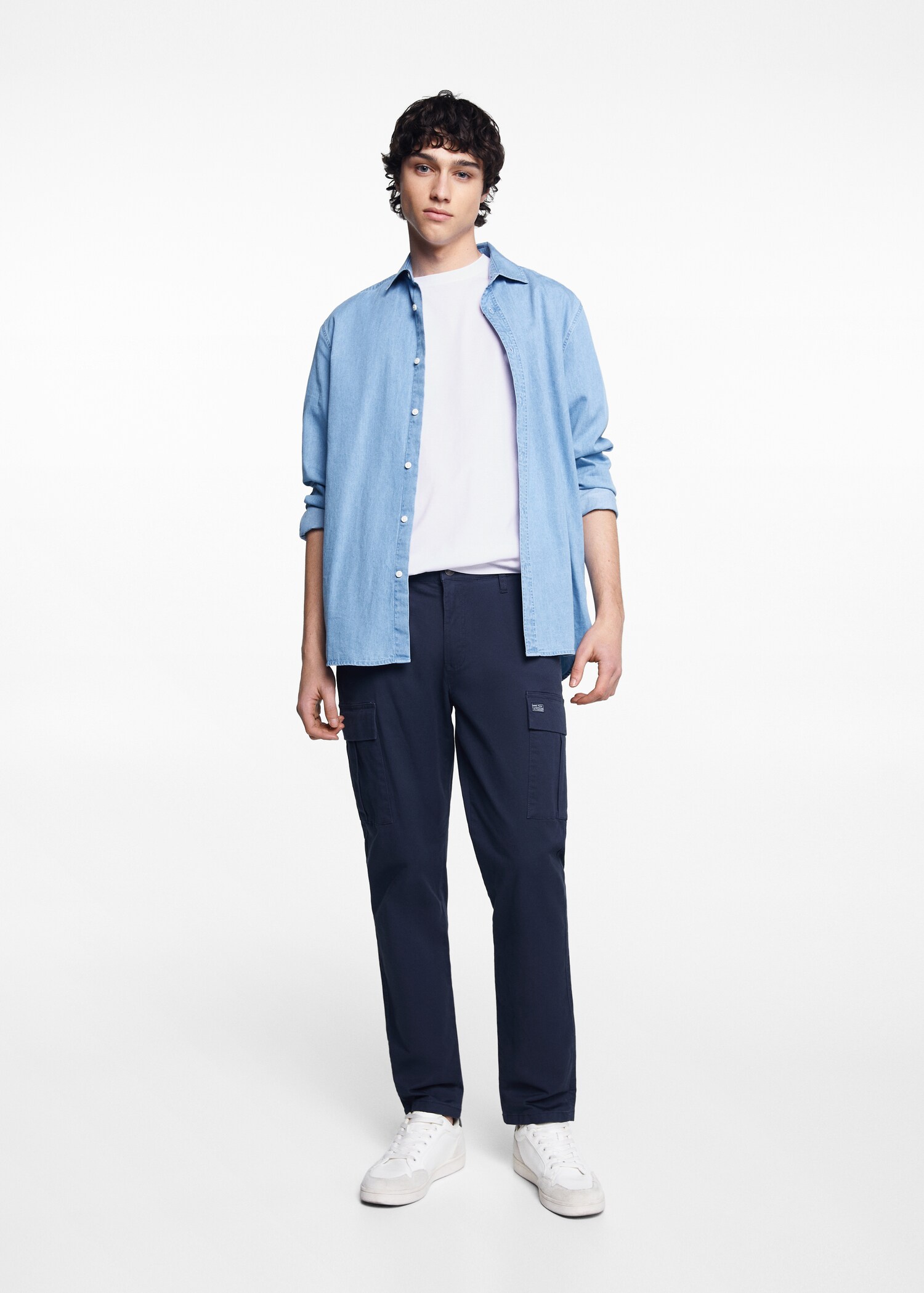 Bedrucktes Baumwoll-T-Shirt - Allgemeine Ansicht