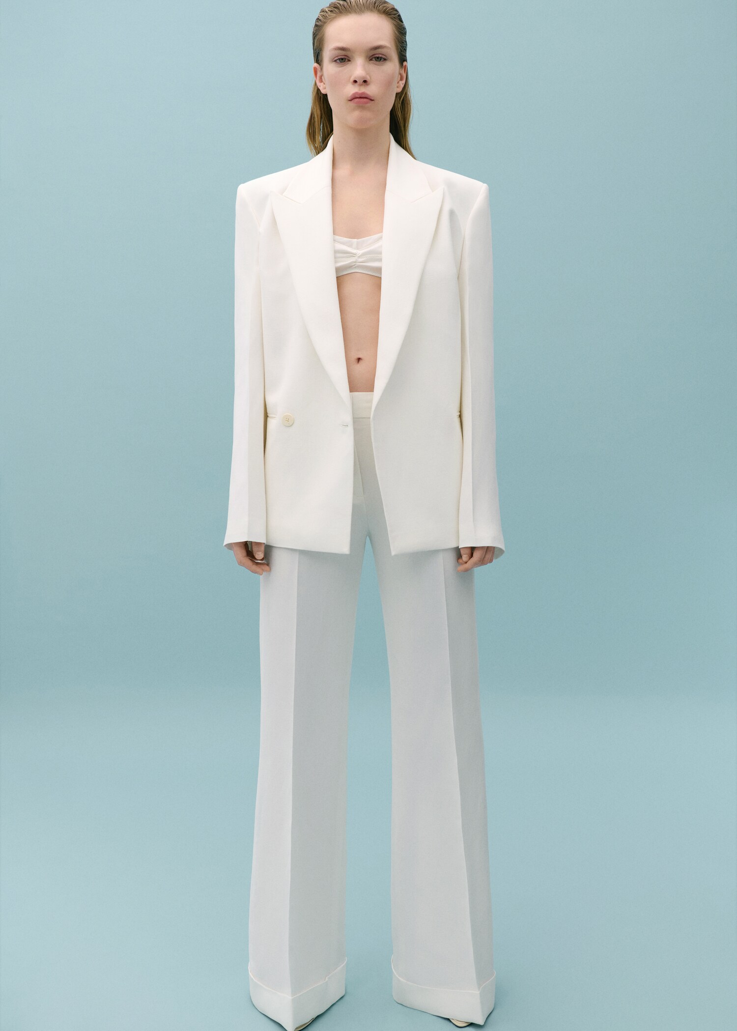 Pantalon costume évasé - Plan général