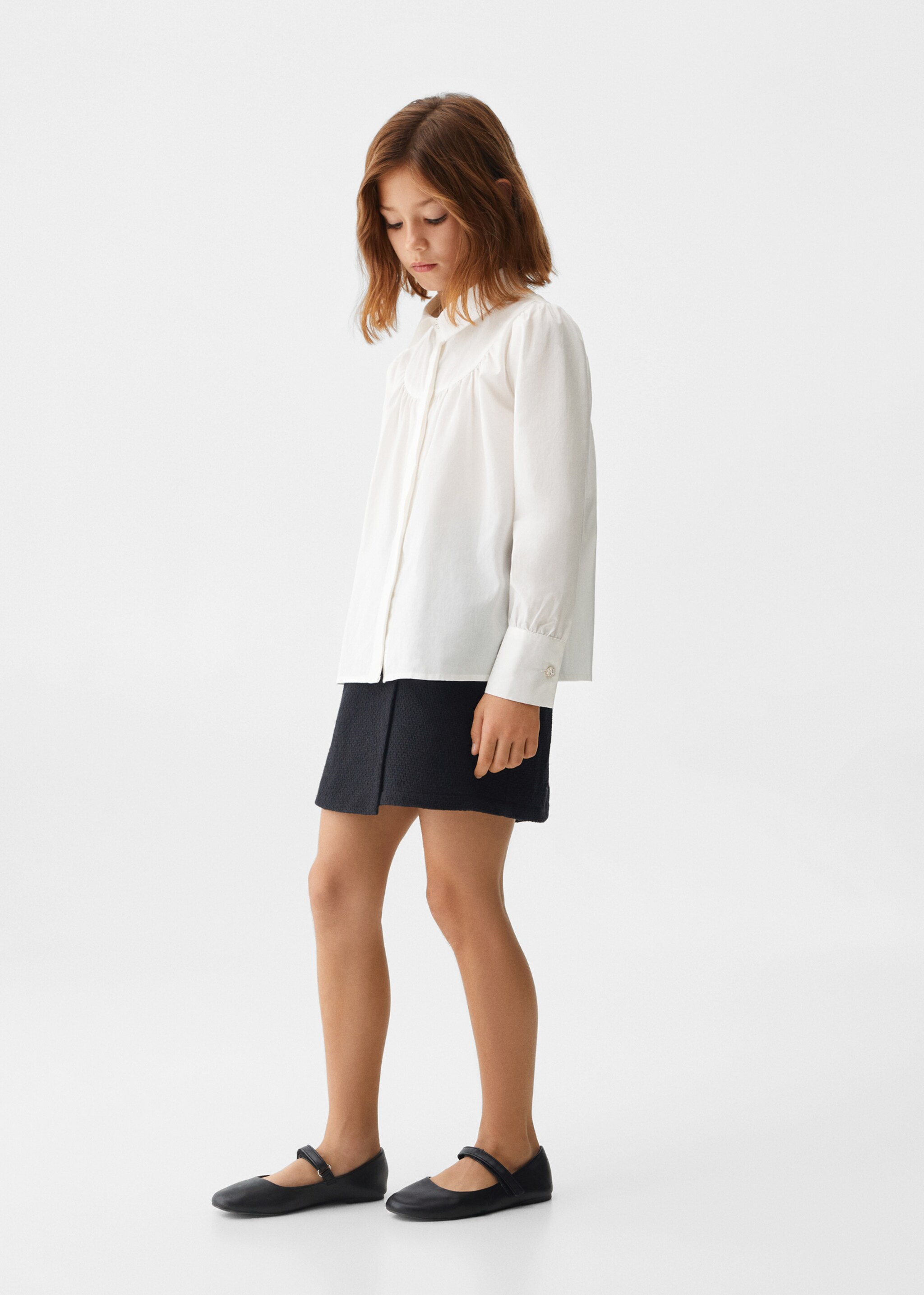 Button-down collar shirt - General plane, Off White. Ref: 67030434-00.