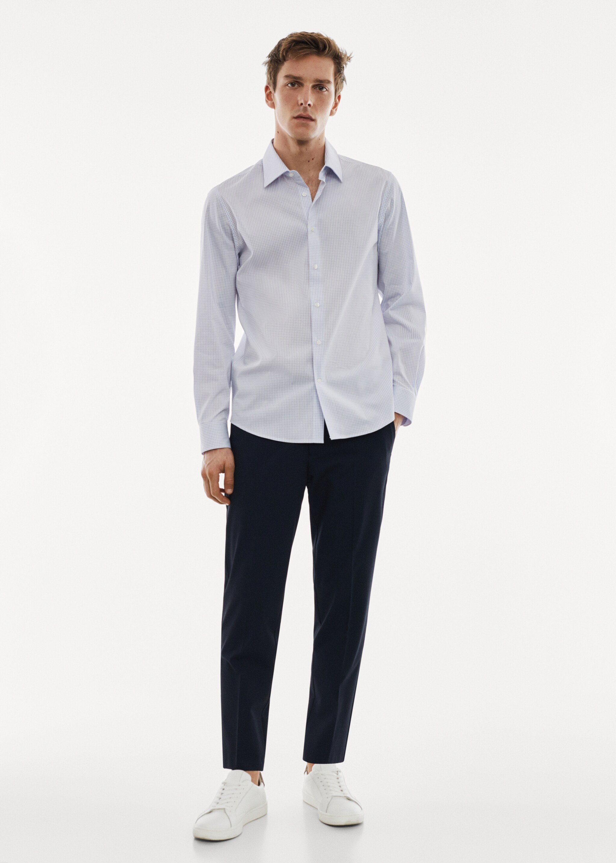 Micro-stretch fabric shirt - General plane