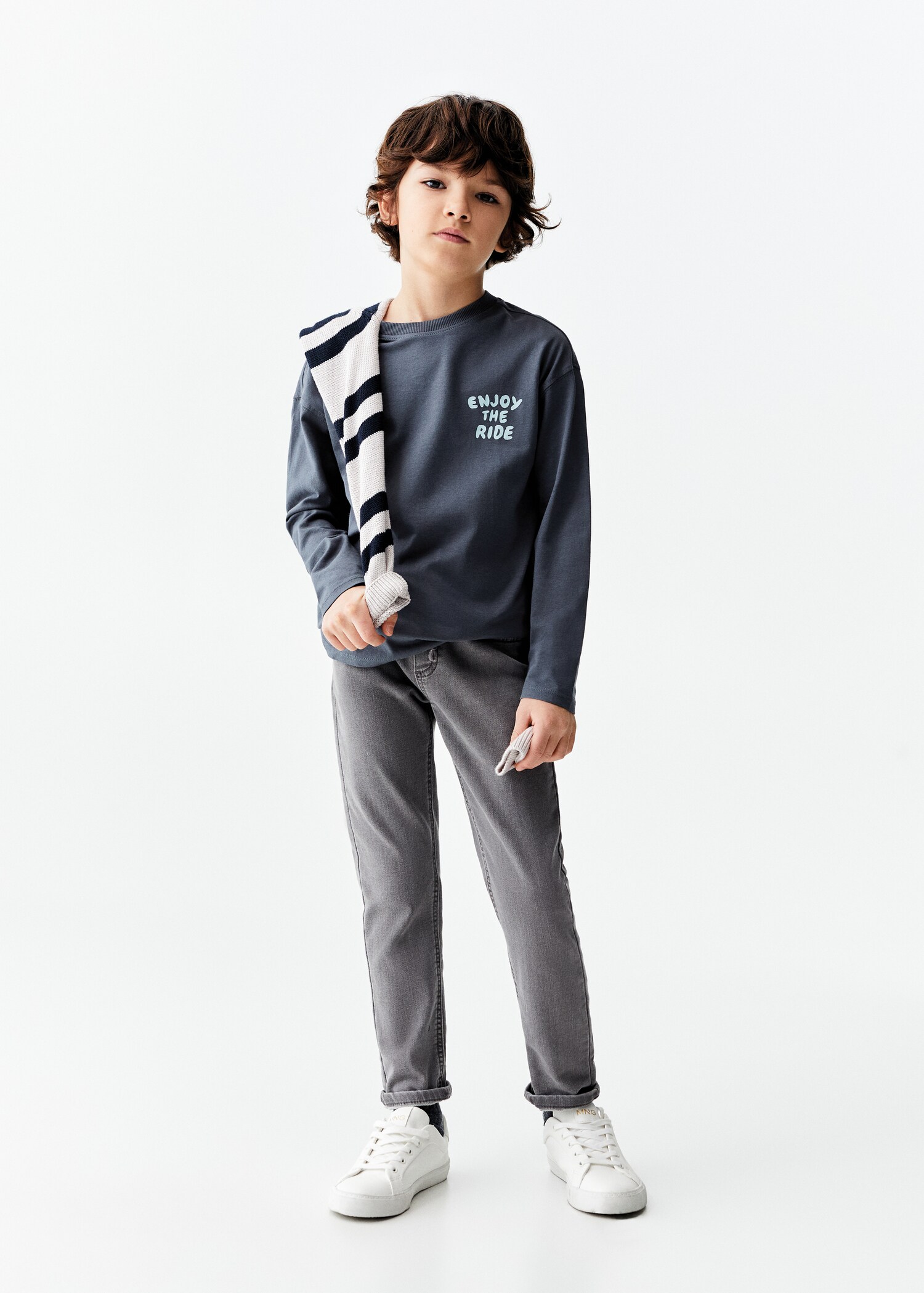 Printed long sleeve t-shirt - General plane