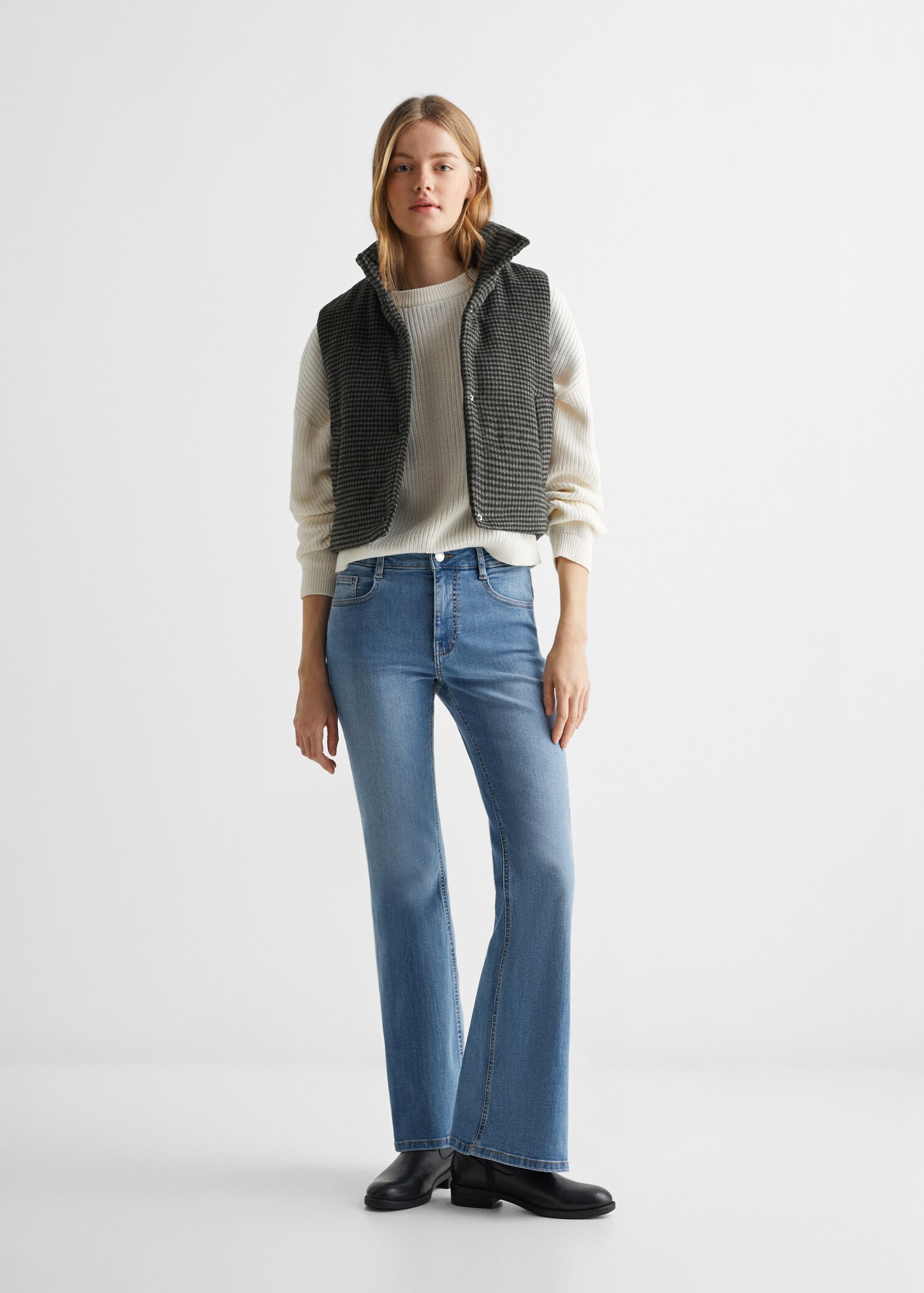 Houndstooth gilet - General plane