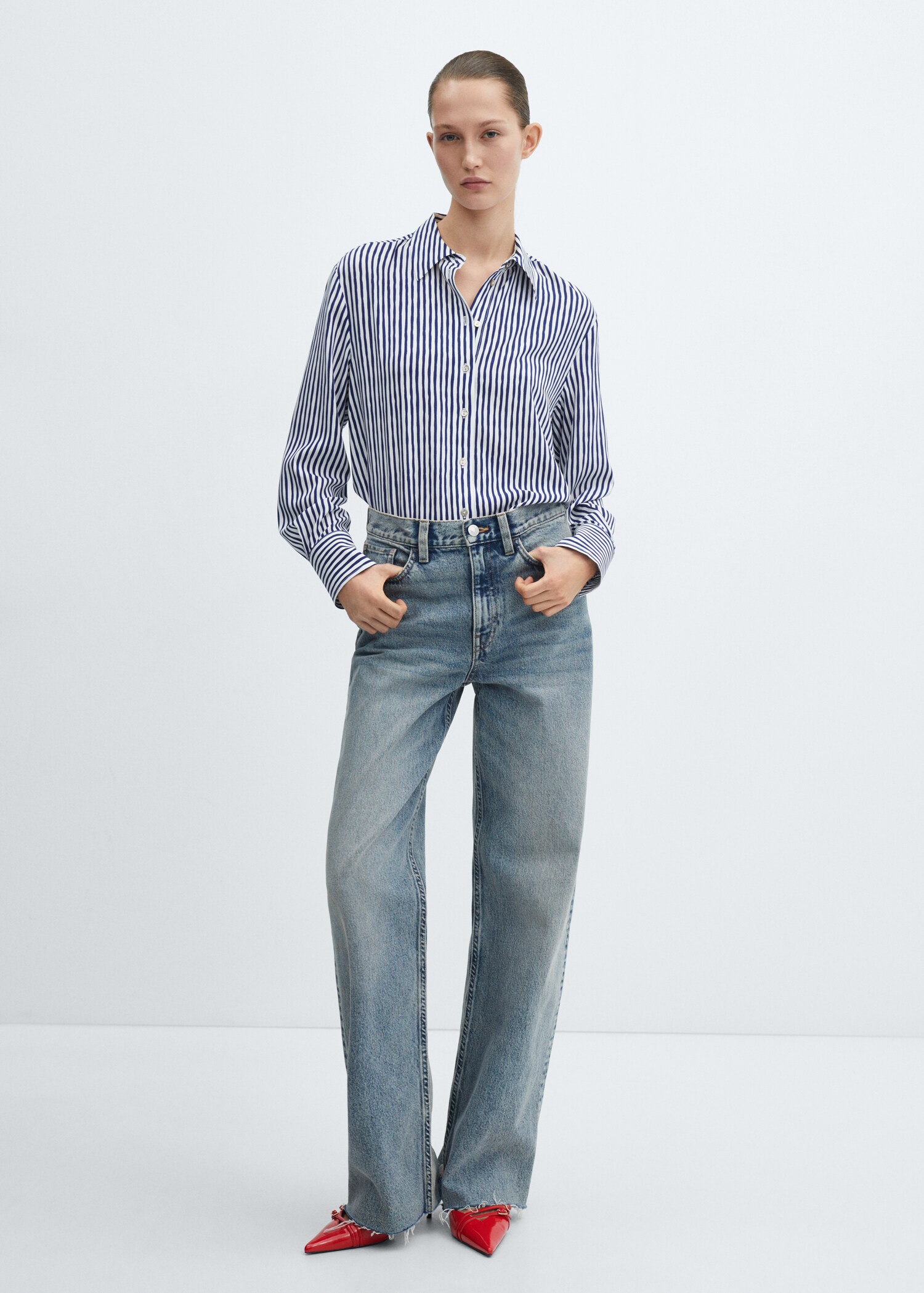 Chemise imprimée à boutons - Plan général