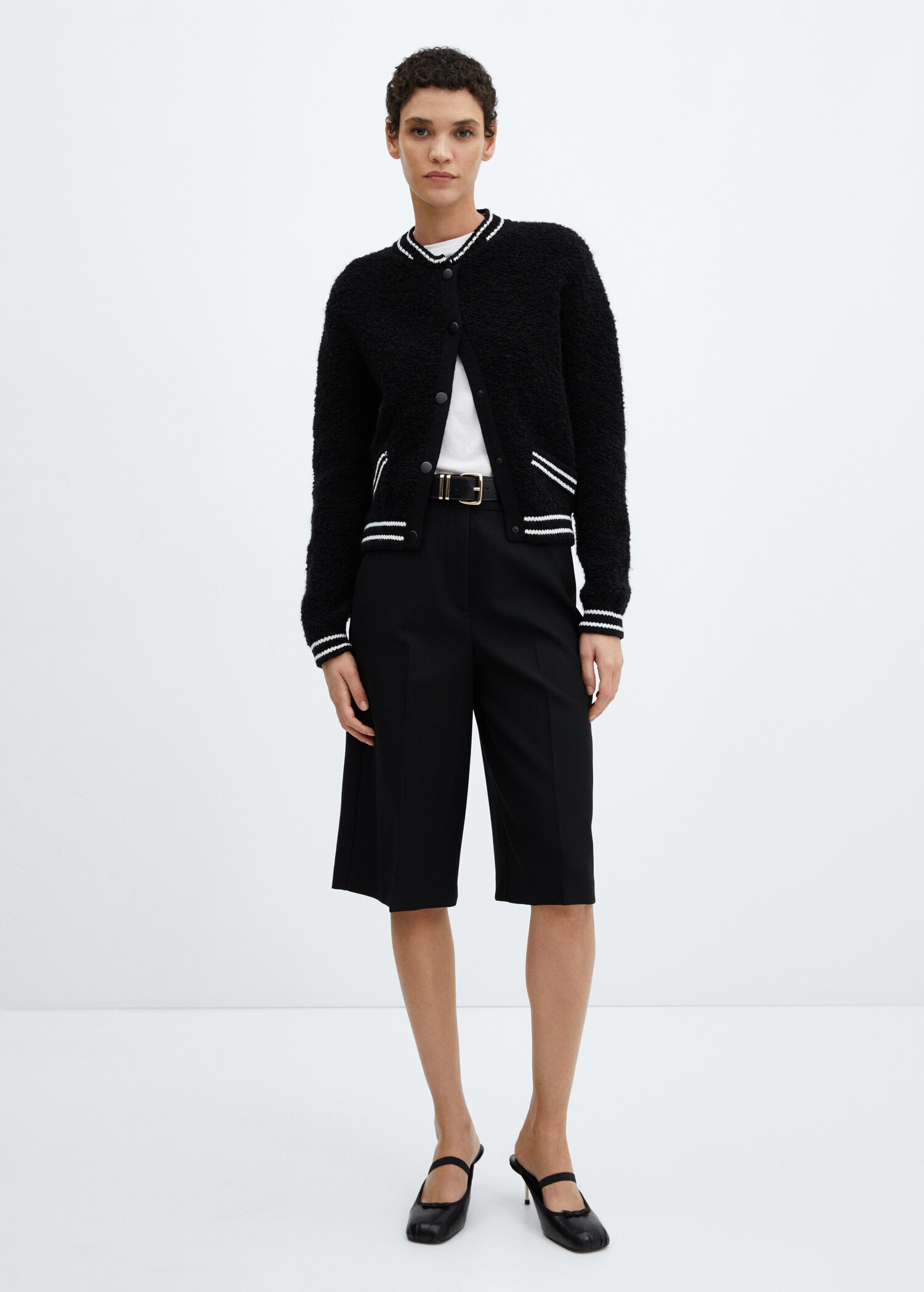 Chaqueta bomber punto - Plano general