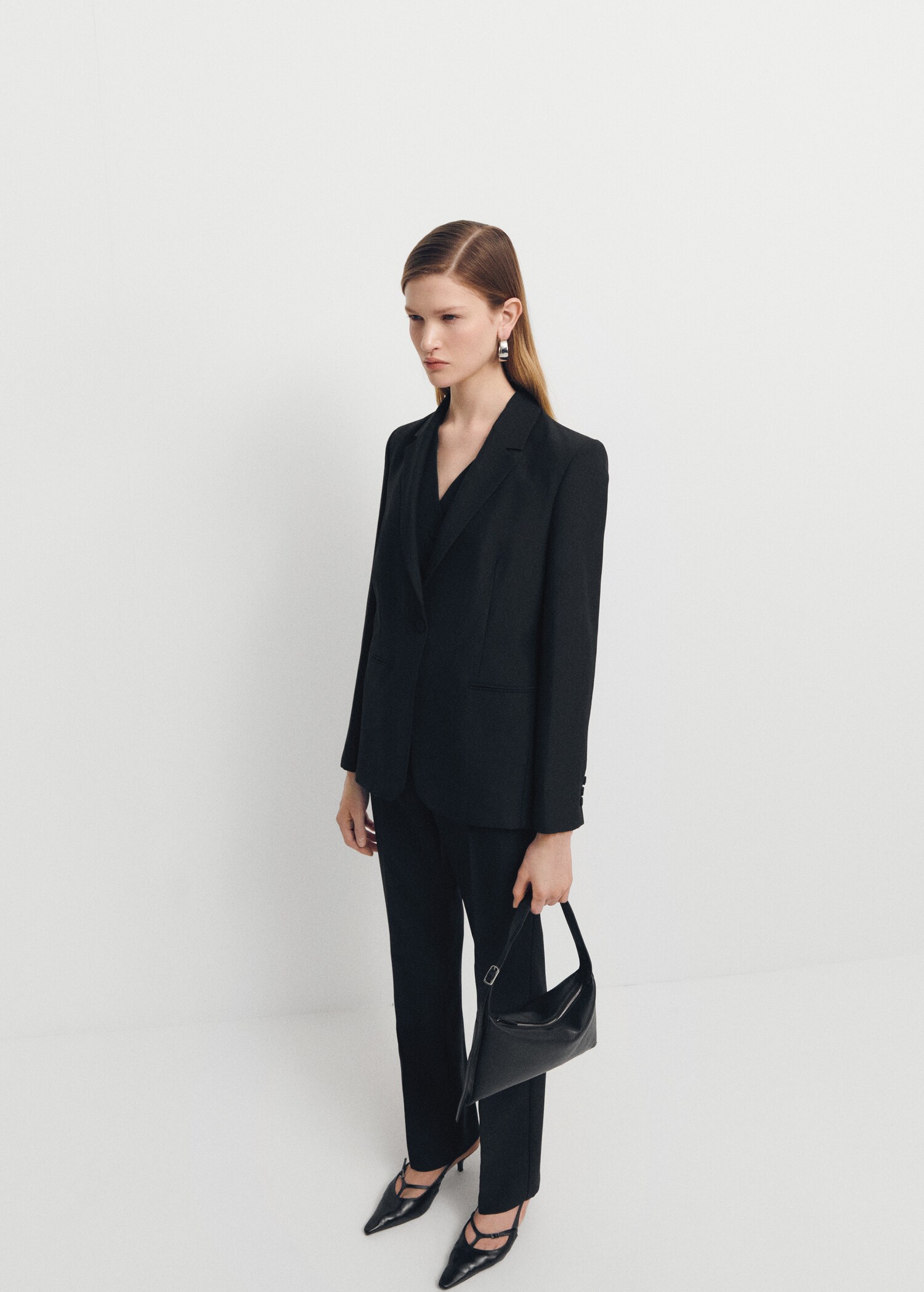 Veste de costume en laine - Plan général
