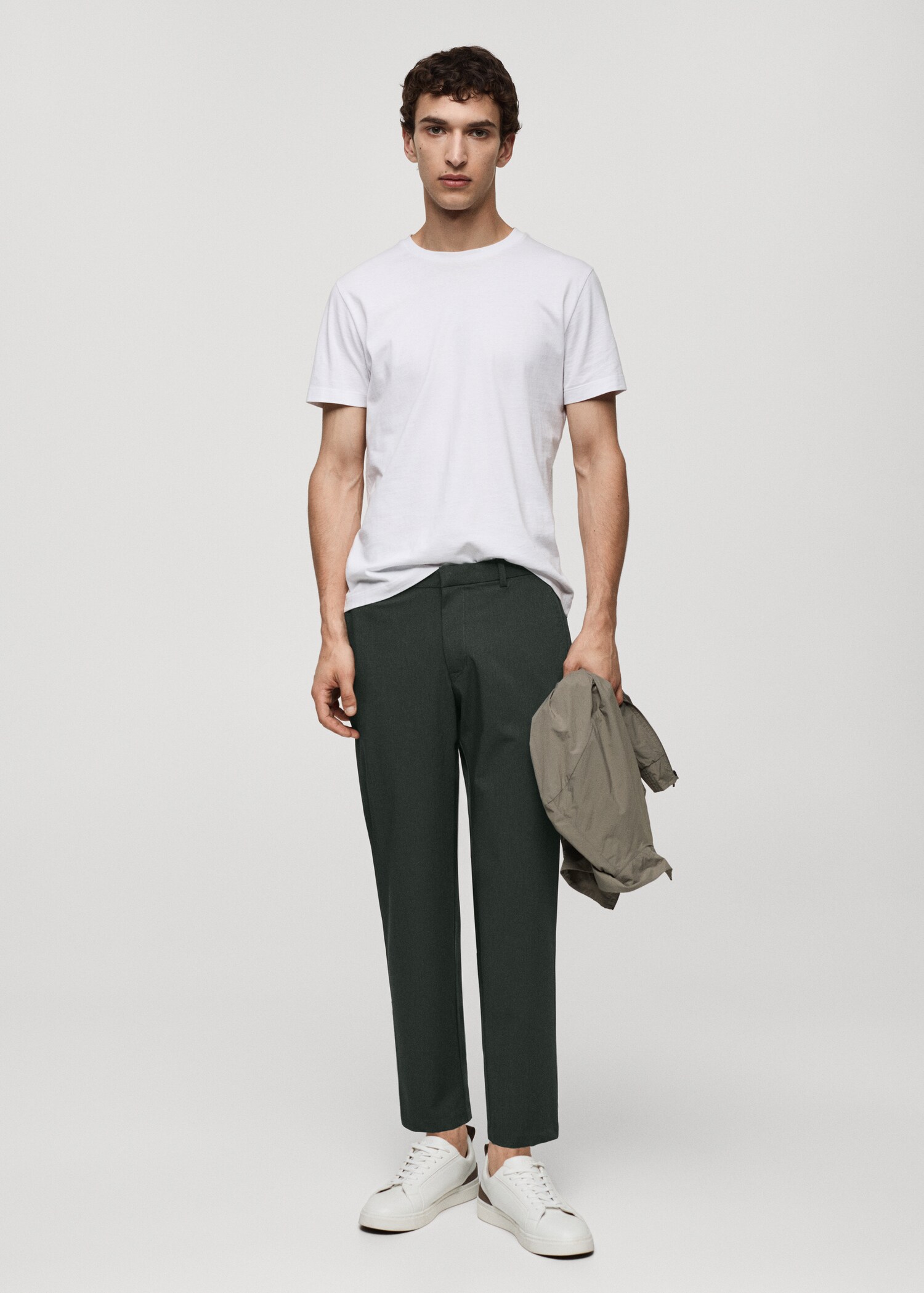 Strečové kalhoty slim fit - Celkový náhled
