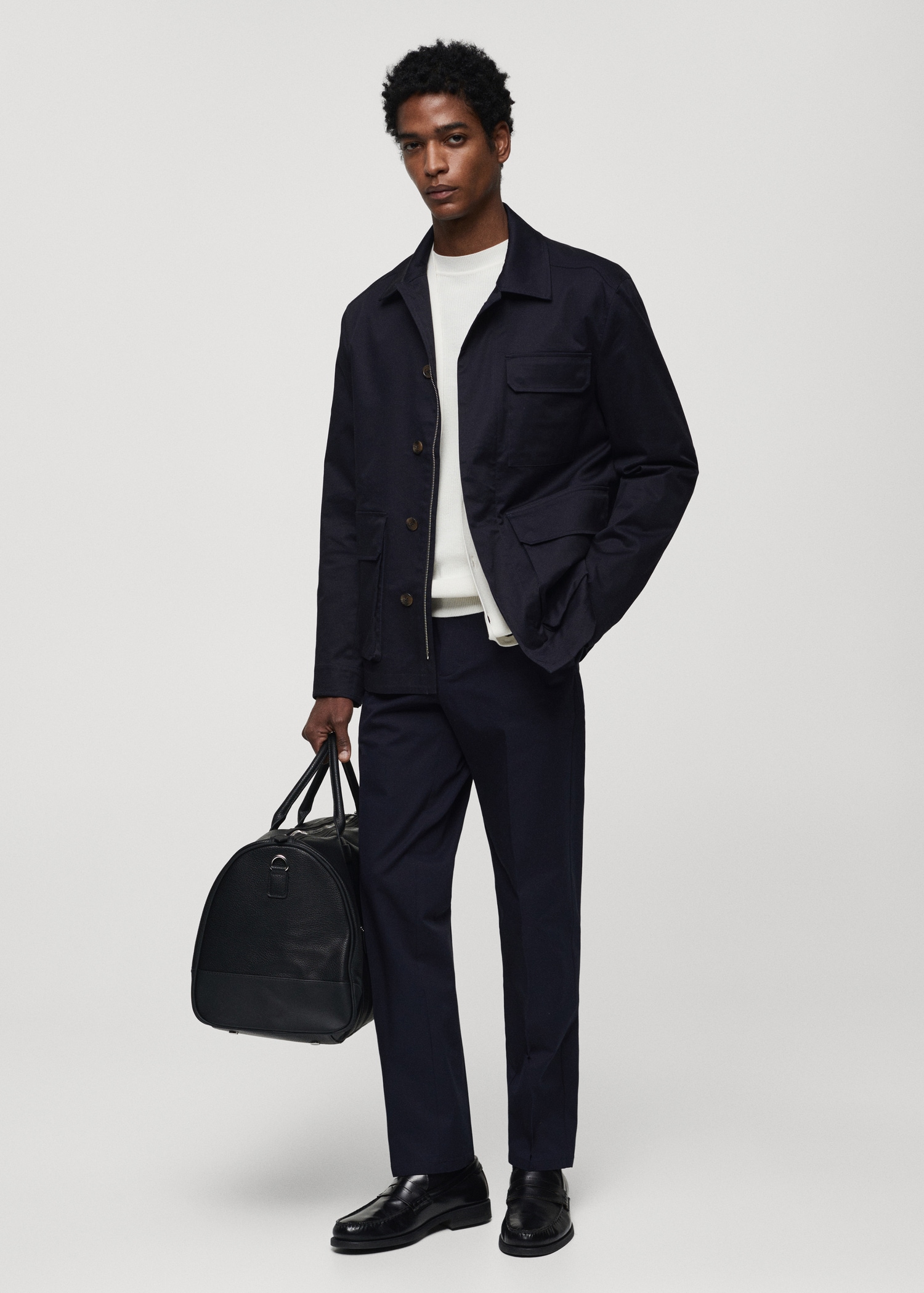 Pantaloni regular-fit cotone Uomo MANGO OUTLET Italia