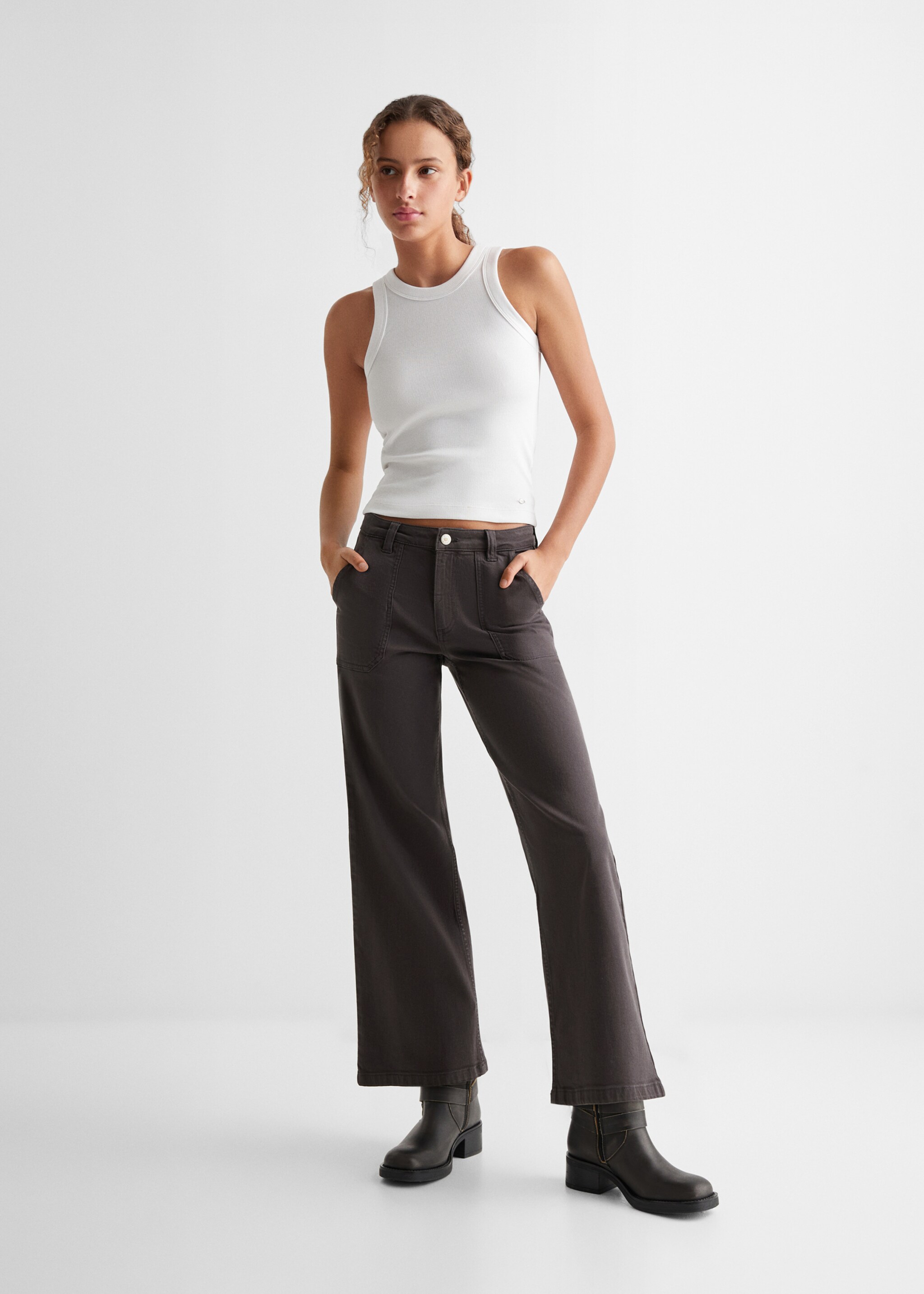 Culotte met zakken - Overzichtstekening