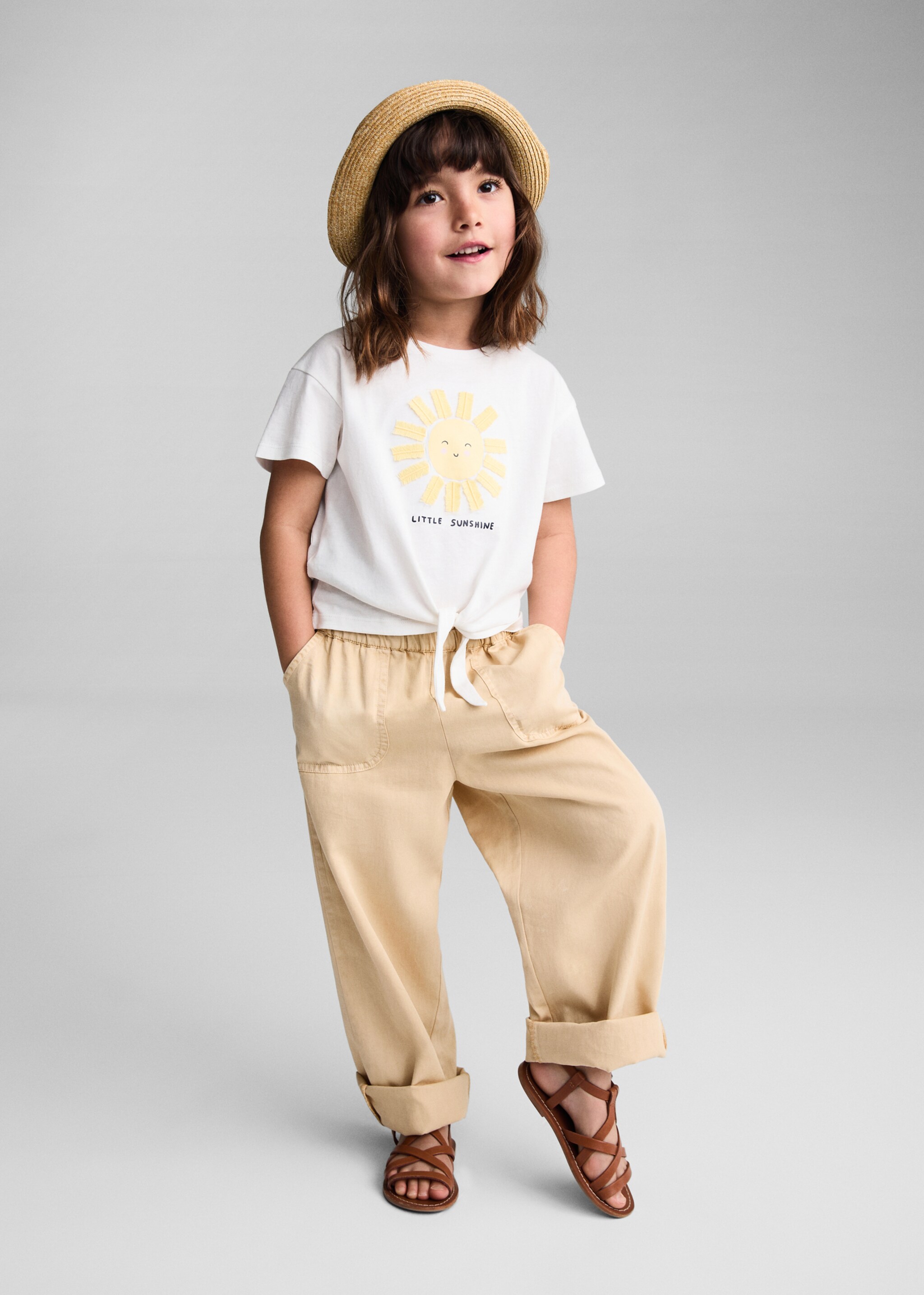 T-shirt imprimé nœud - Plan général