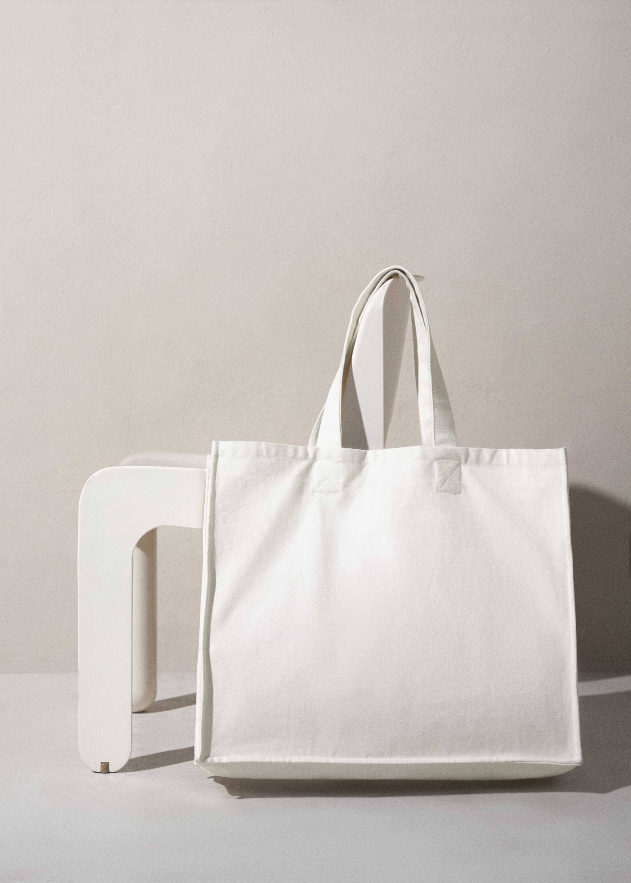 Katoenen tote bag - Overzichtstekening