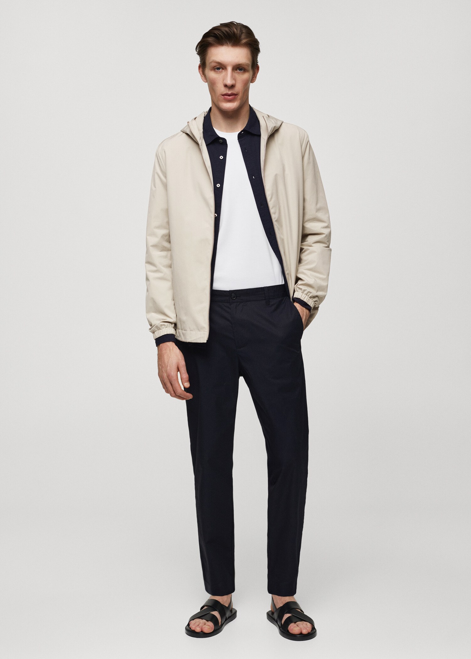 Hooded zip-up jacket - General plane