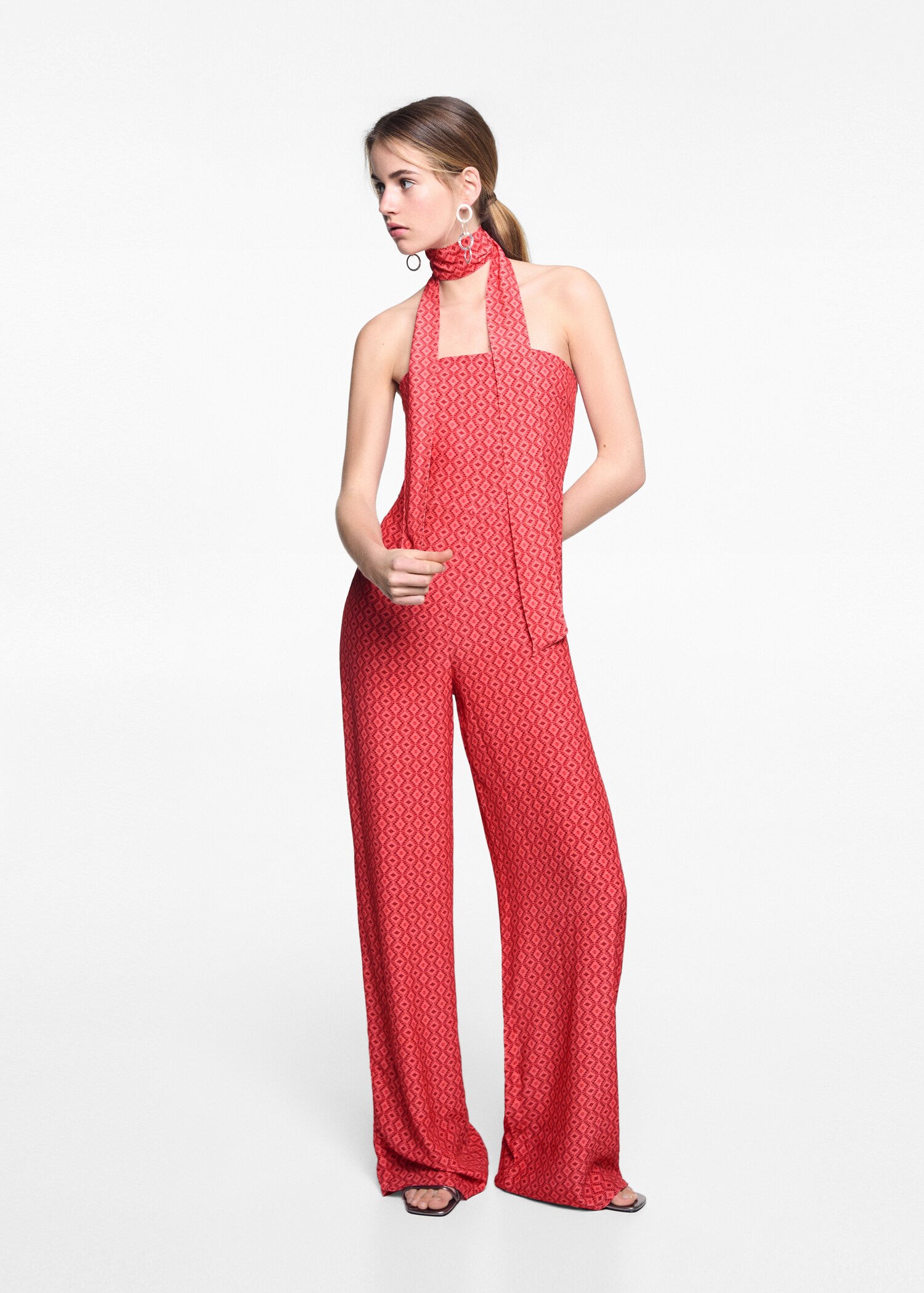 Combinaison bustier imprimée - Plan général