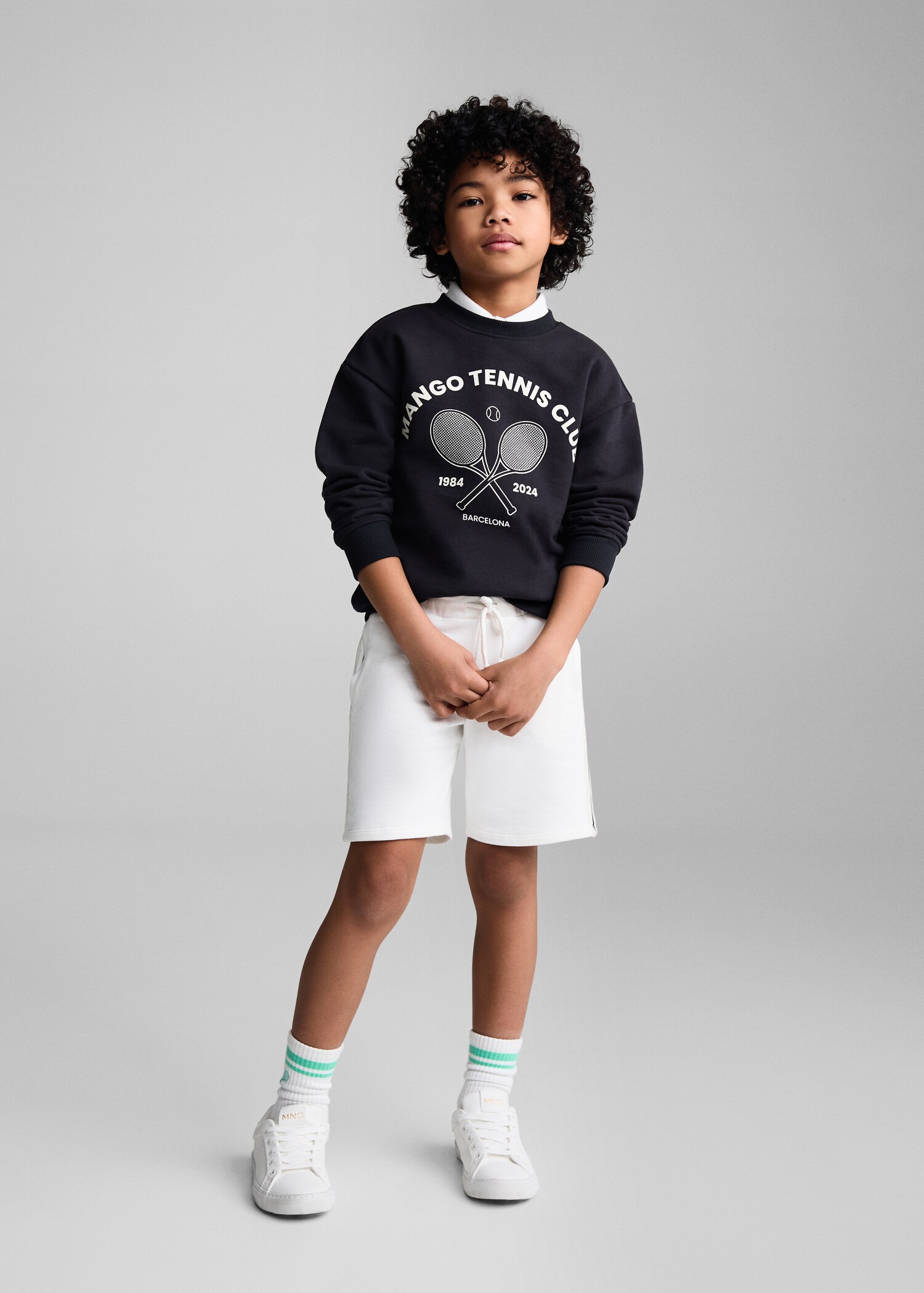 Sweater message imprimé - Plan général