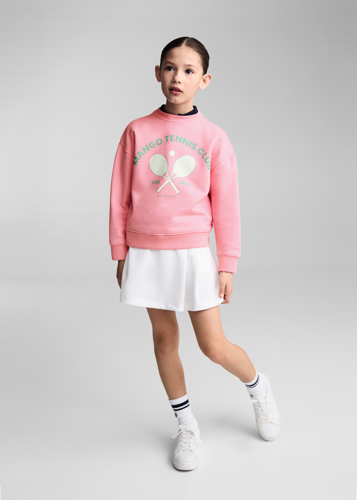 Sweater message imprimé - Plan général