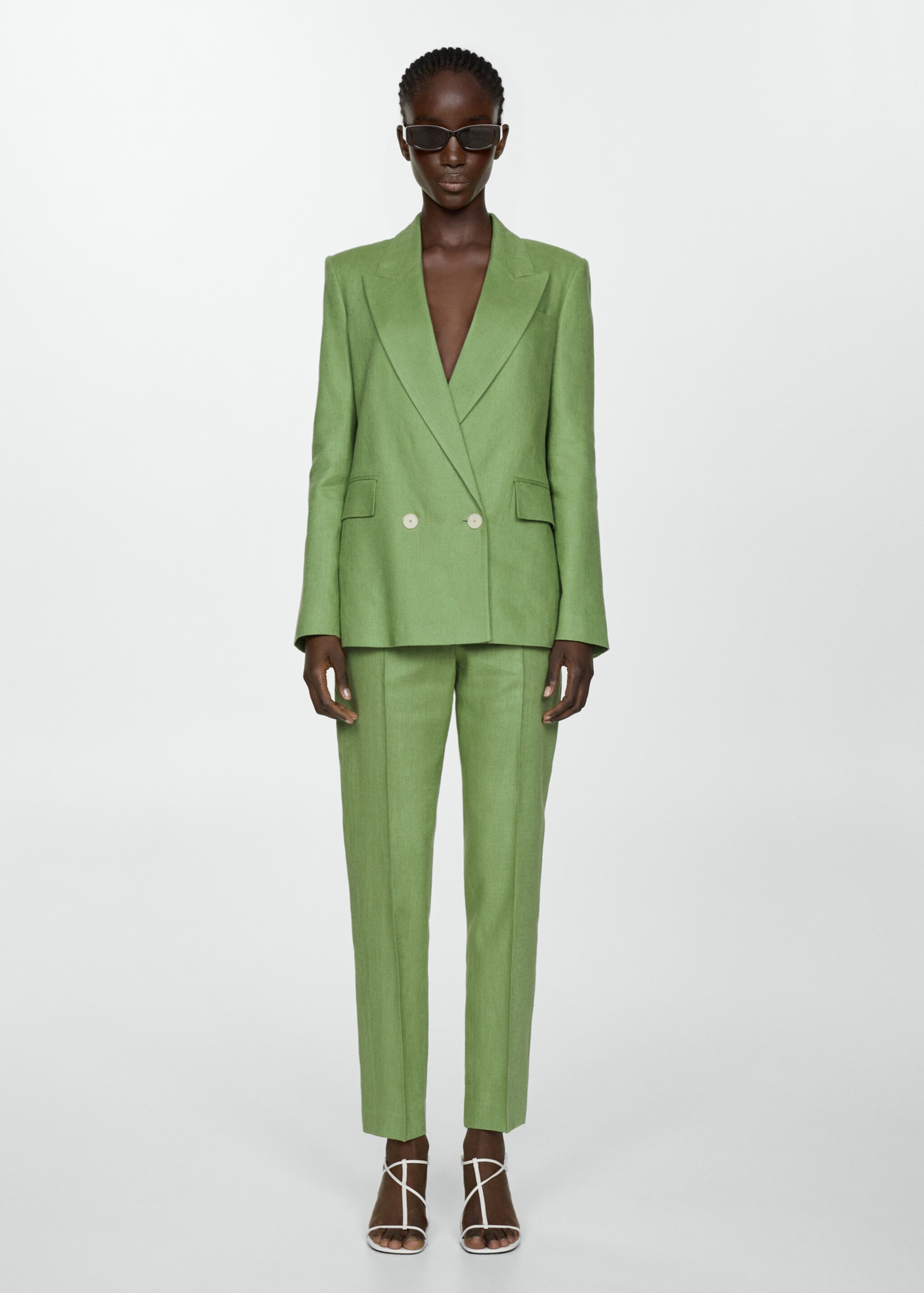 Americana traje 100% lino - Plano general
