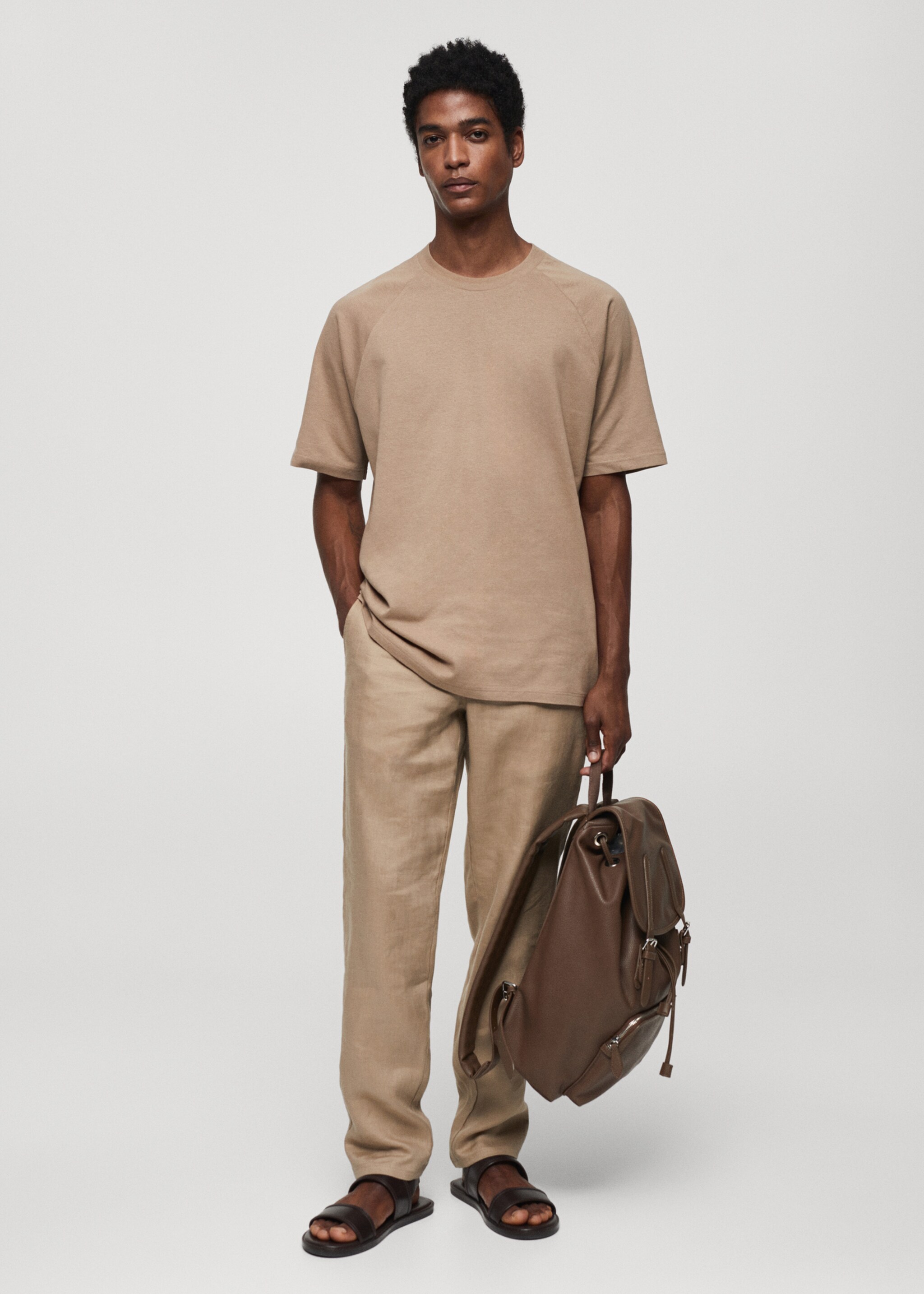 T-shirt bomull relaxed fit - Allmän bild