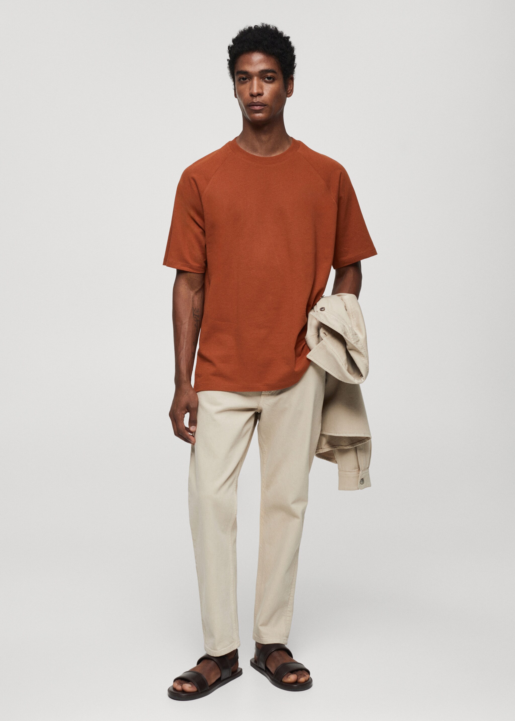 Samarreta cotó relaxed fit - Pla general