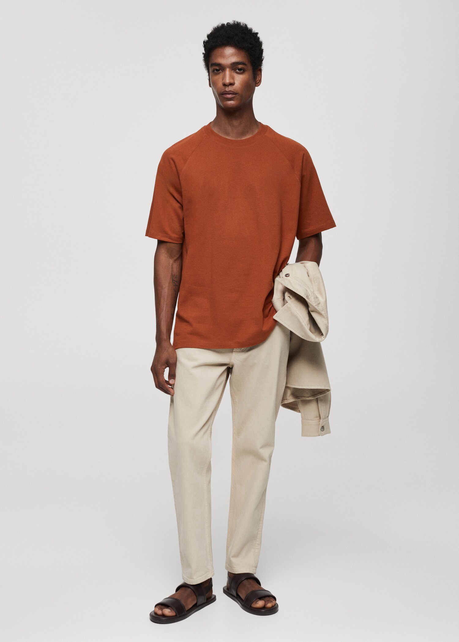Camiseta algodón relaxed fit - Plano general