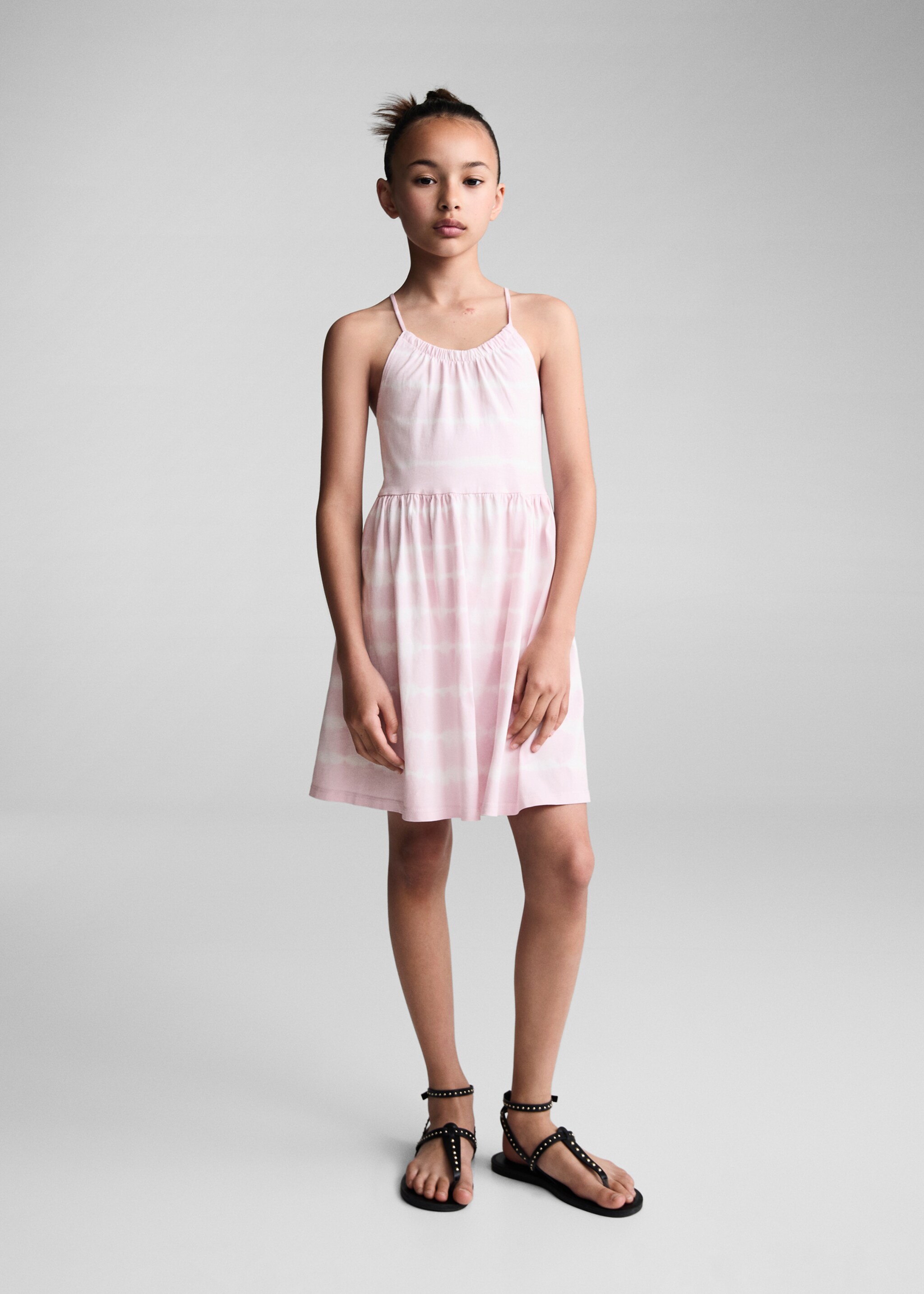 Robe en imprimé tie and dye - Plan général