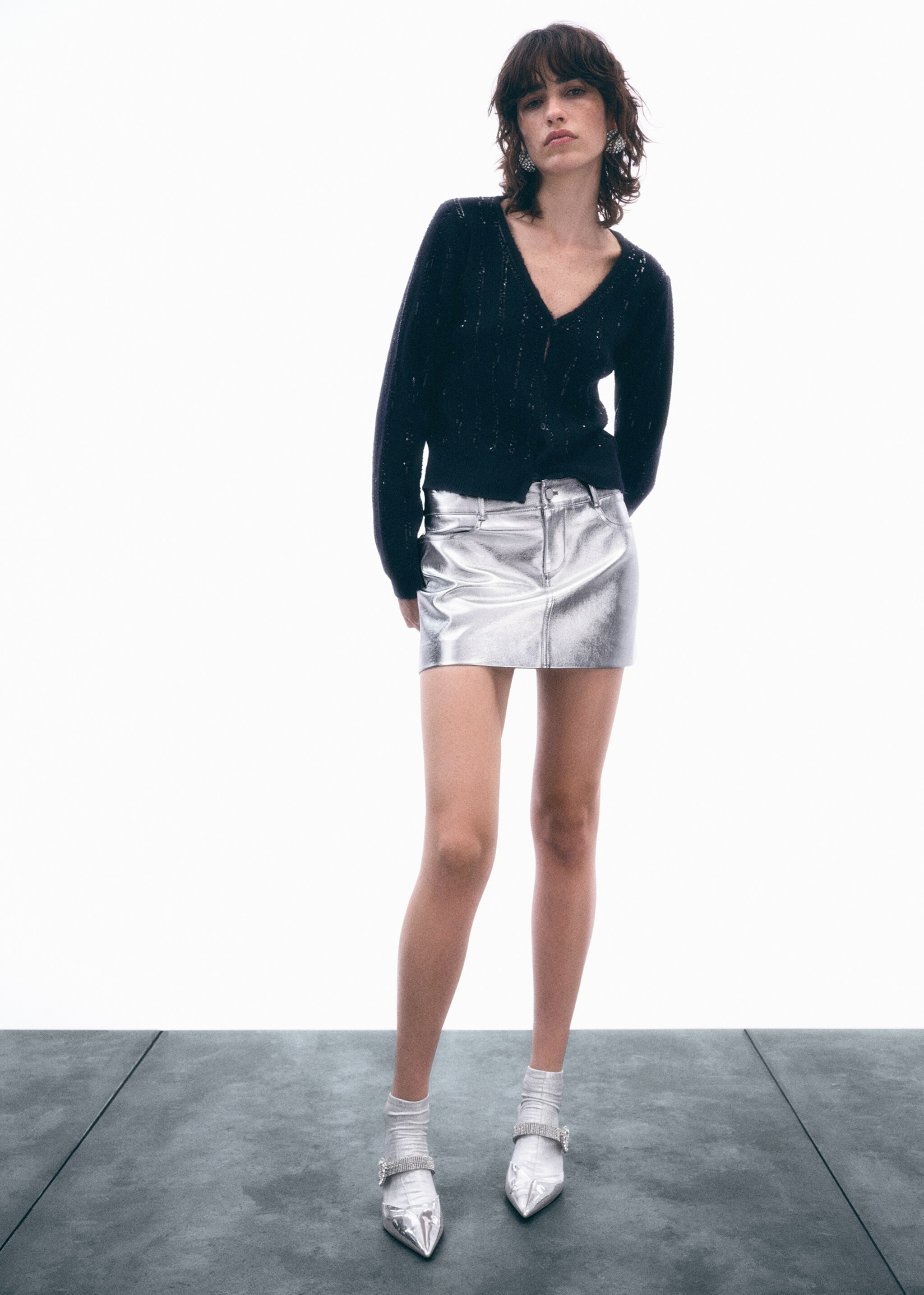 Foil socks - General plane, Silver. Ref: 67040420-00.