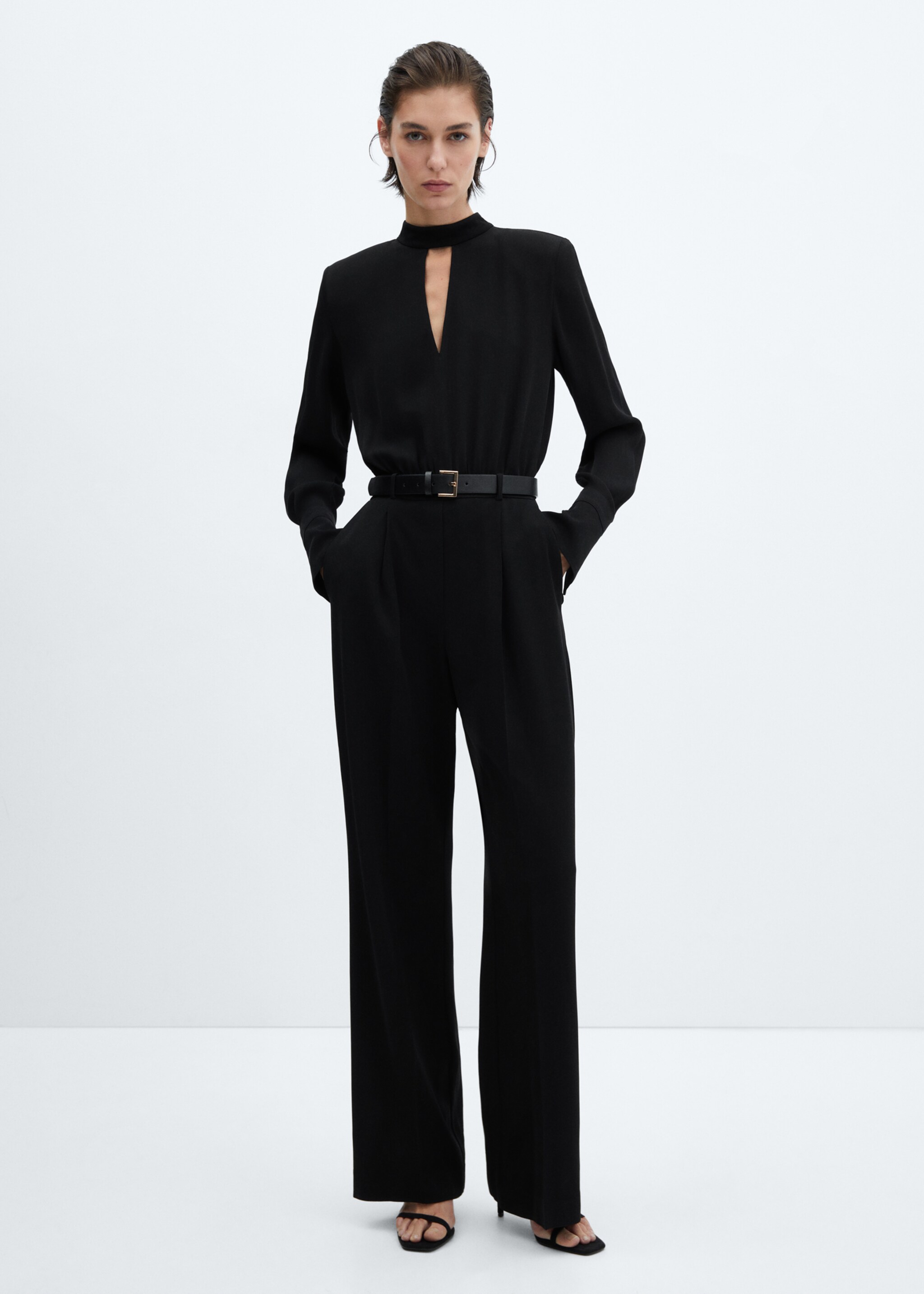 Belt long jumpsuit - General plane