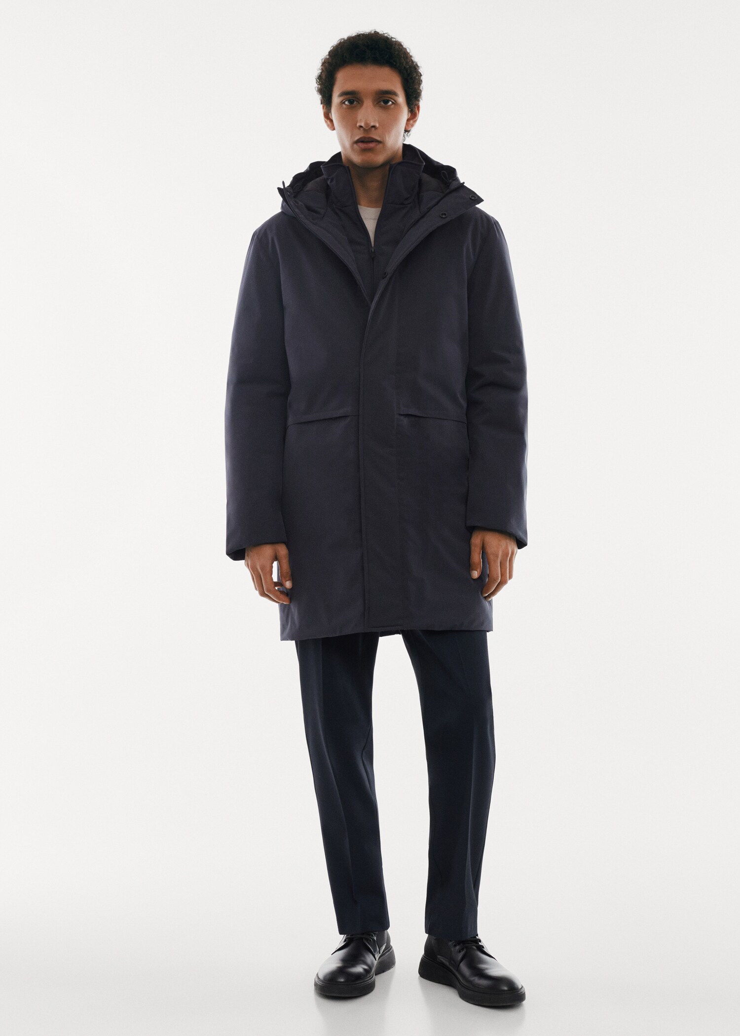 SOFEELATE® padded parka with hood - General plane