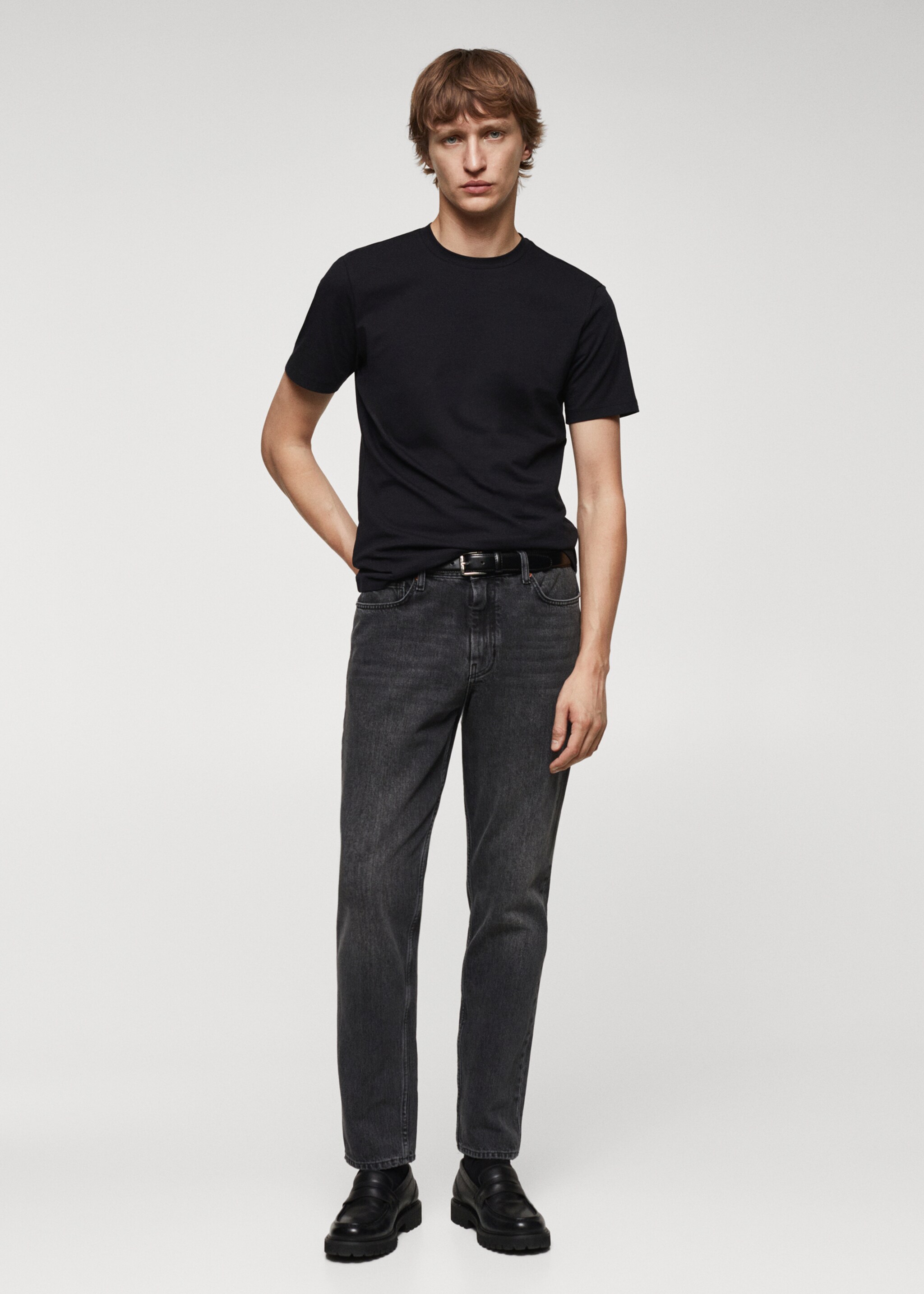 Stretch cotton T-shirt - General plane